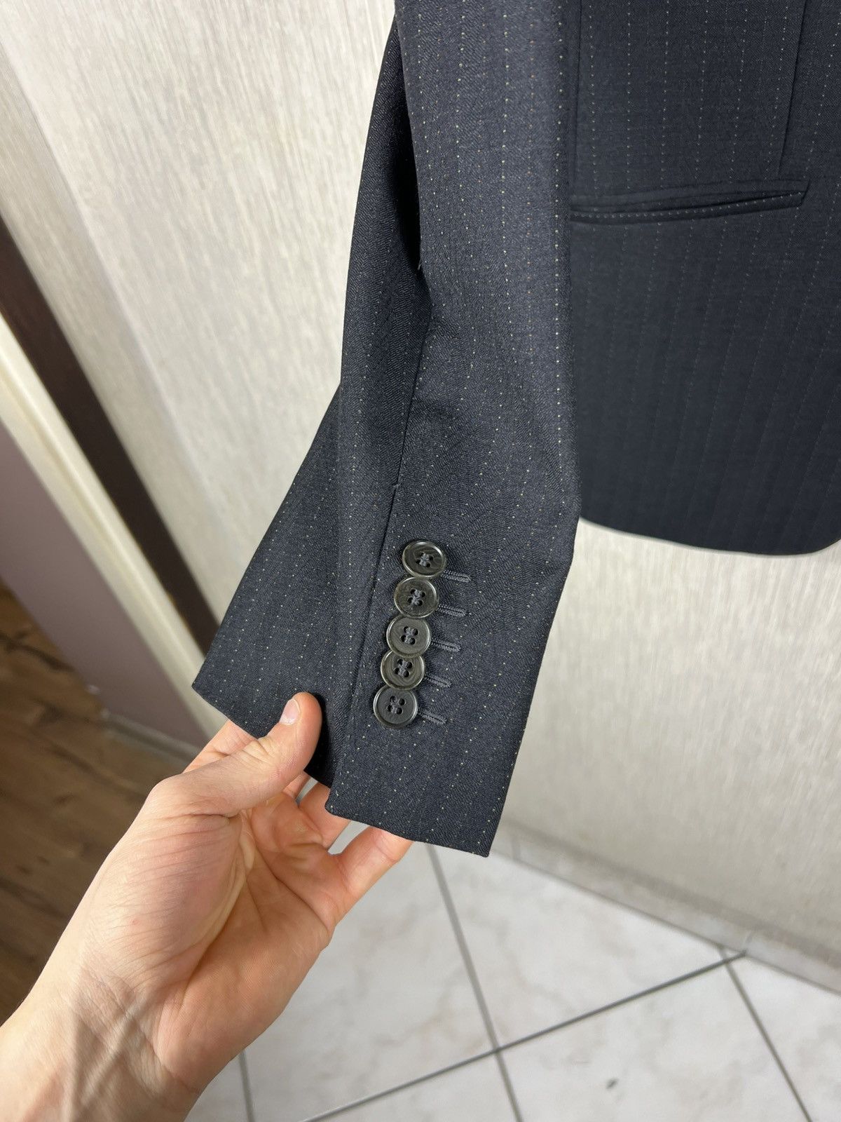Paul Smith Vintage Paul Smith striped wool blazer jacket polka-dot Size 42R - 9 Thumbnail