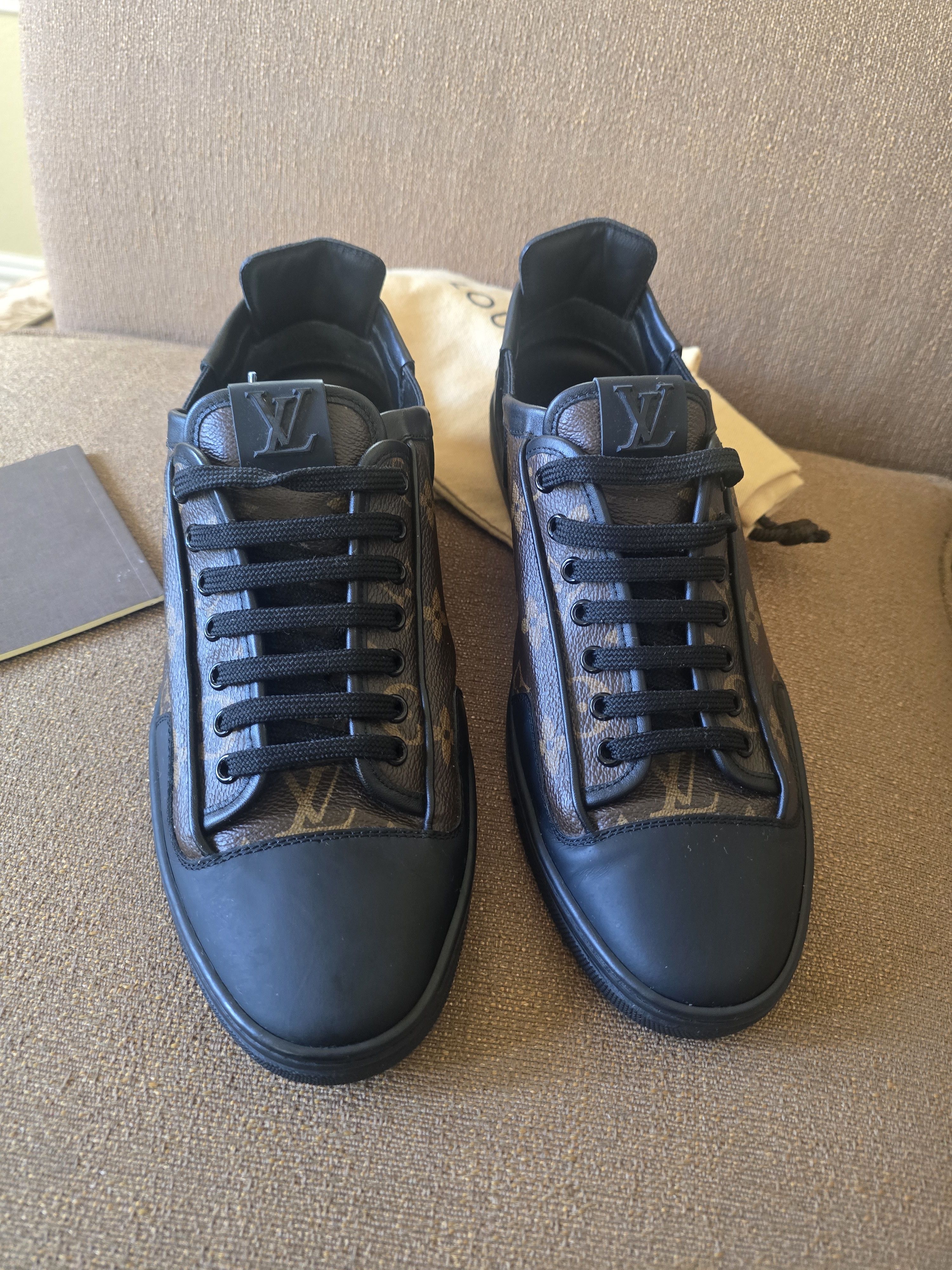 Louis Vuitton Louis Vuitton Brown/Black Monogram Sneakers Size 7.5/US 8.5 Size US 8.5 / EU 41-42 - 5 Thumbnail