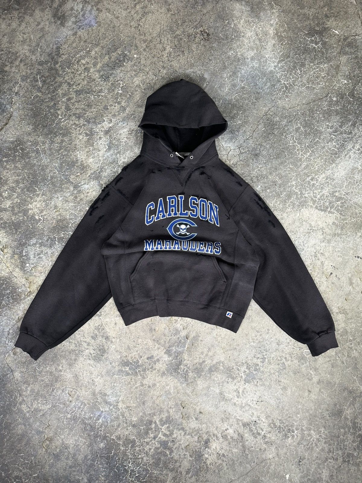 Russell Athletic × Vintage Vintage Sun Faded Thrashed Russell’s Athletics Hoodie Size US M / EU 48-50 / 2 - 1 Thumbnail