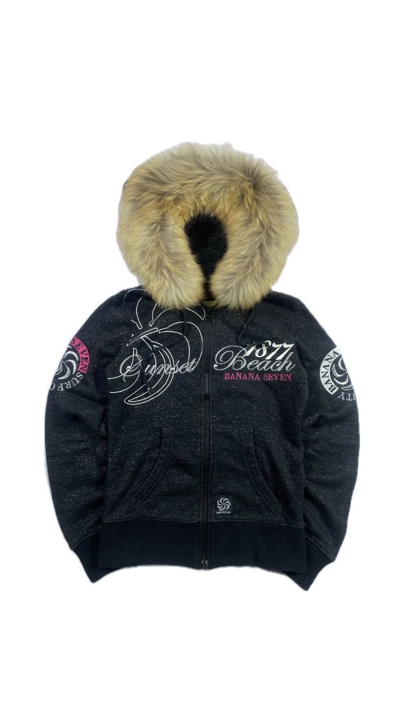 20471120 Japanese Banan Seven Zip Fur hoodie Size US S / EU 44-46 / 1 - 1 Thumbnail