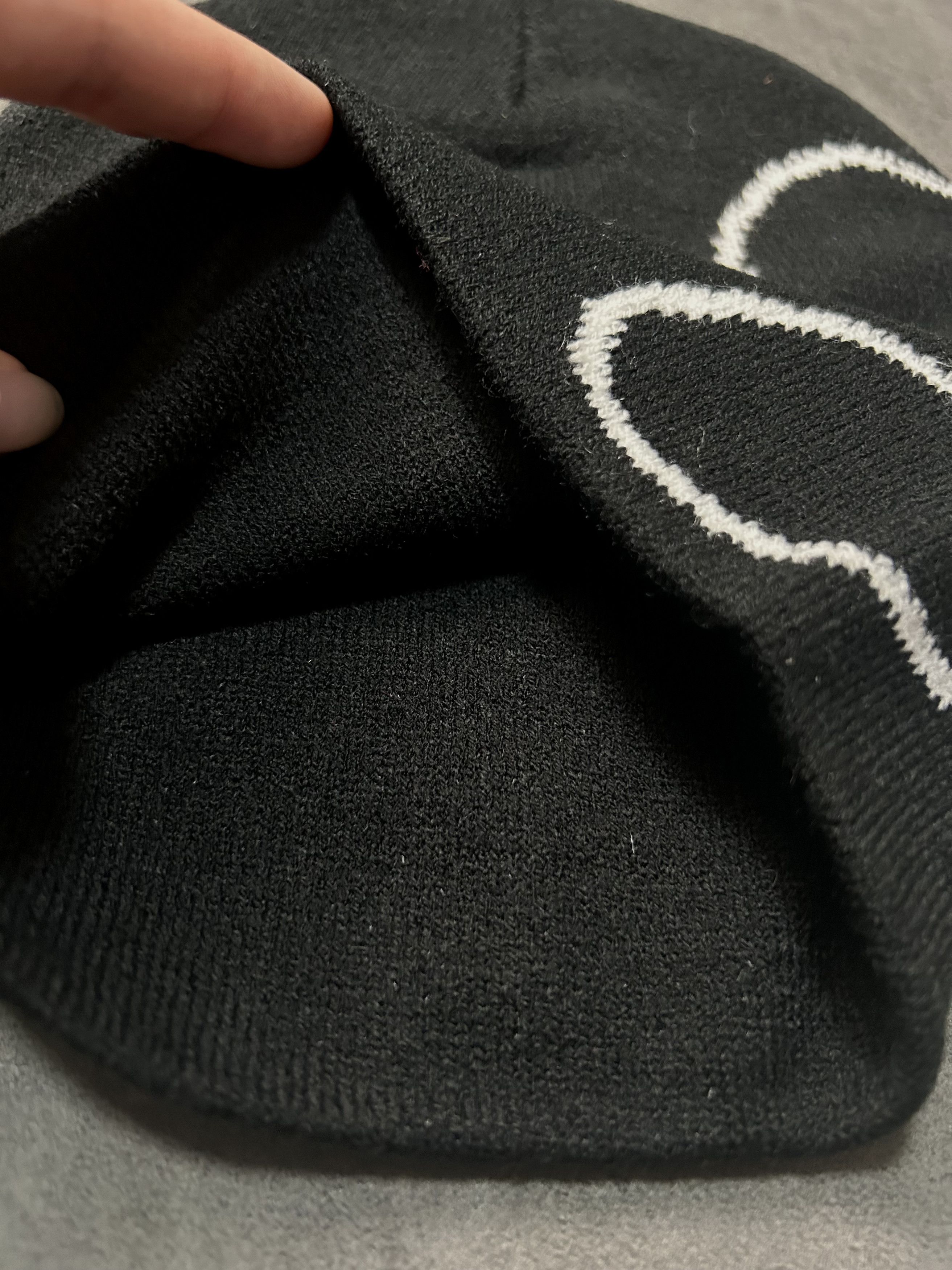 Japanese Brand Anime Flower Boy Graphic No Cuff Knit Beanie Black Hat OS Size ONE SIZE - 3 Thumbnail
