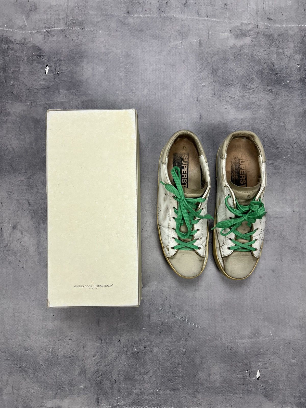 Golden Goose GOLDEN GOOSE GGDB SUPERSTAR White Leather sneakers sz37 Size US 7 / IT 37 - 2 Thumbnail