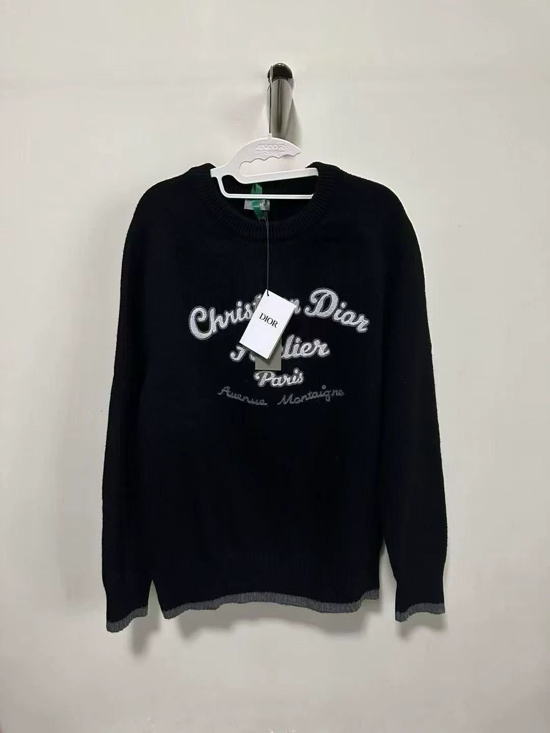 Dior Dior Logo Sweater L New Tried On Size L / US 10 / IT 46 - 1 Thumbnail