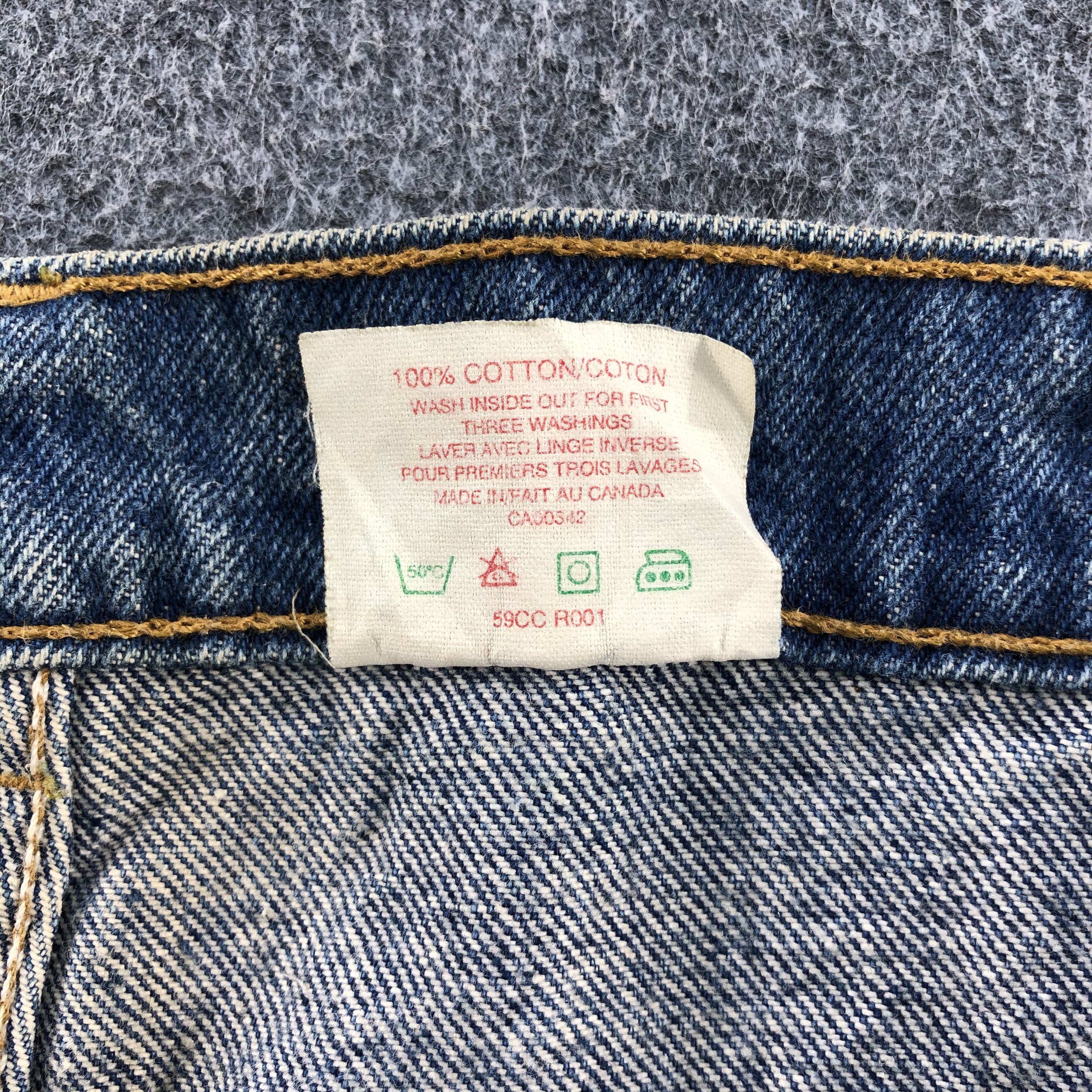 Levi's Vintage 90s Stone Wash Levis 619 Orange Tab Jeans-J1242 Size US 31 - 10 Thumbnail