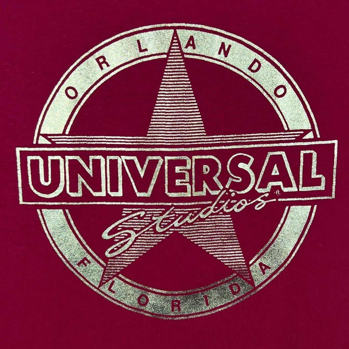 Vintage VINTAGE Screen Stars Universal Studios Orlando Florida Single Stitch T-Shirt L M Red Graphic souvenir 90’s Mens Size US M / EU 48-50 / 2 - 3 Thumbnail