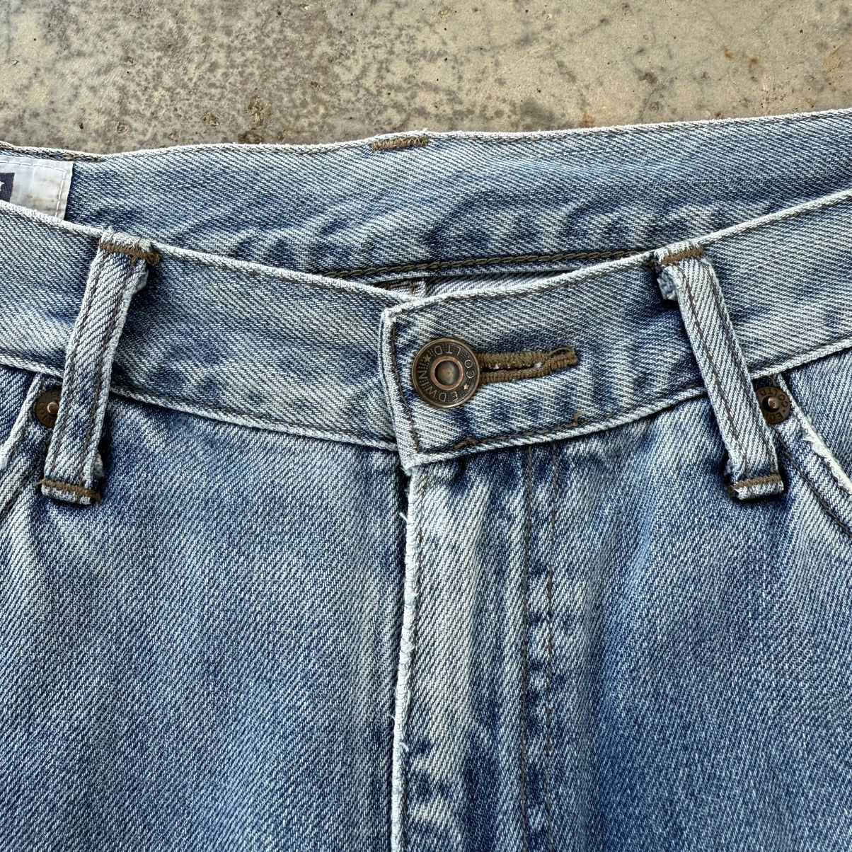 Edwin Vintage Edwin faded RIPPEP jeans denim pants Size US 34 / EU 50 - 5 Thumbnail