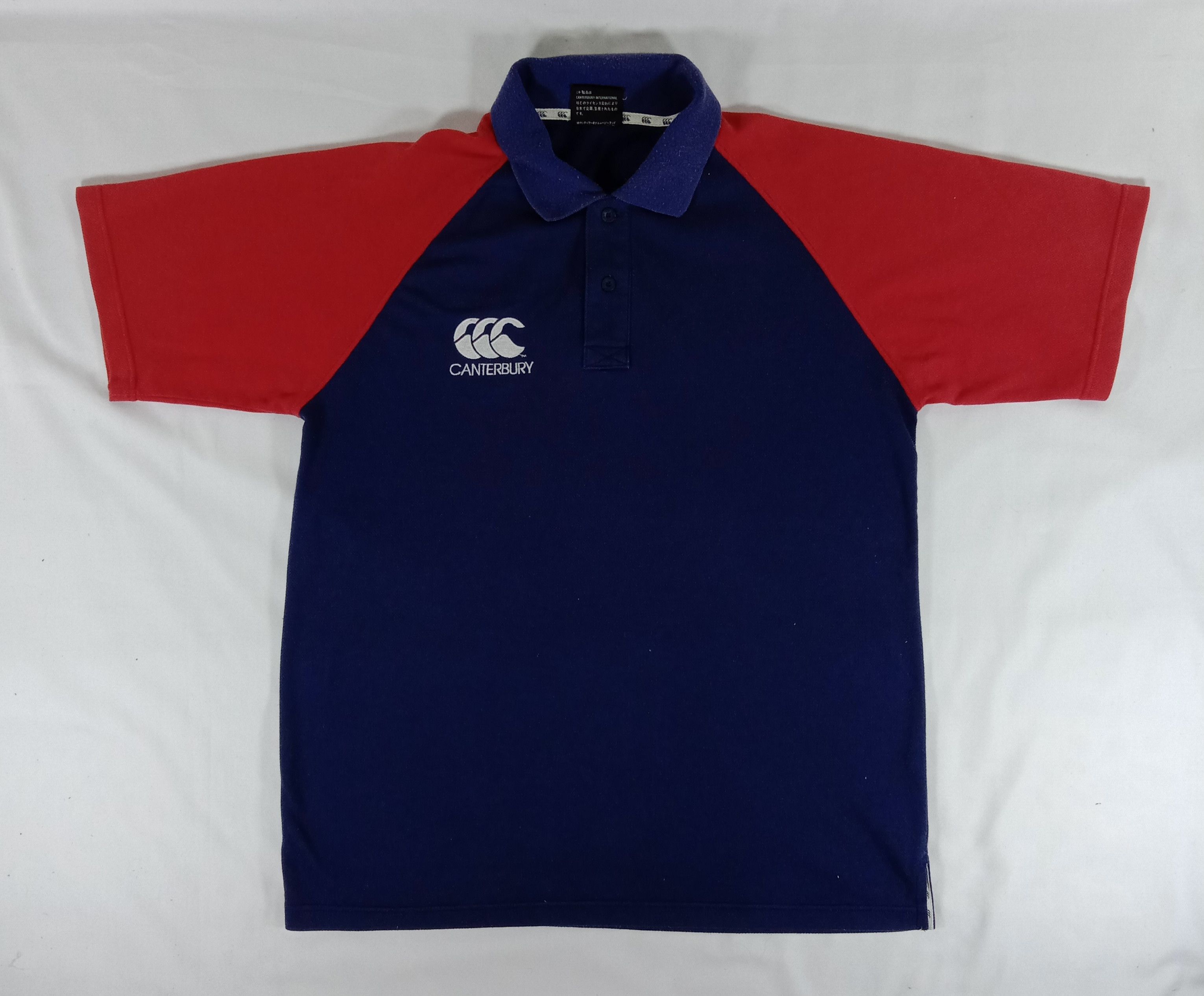 Canterbury of New Zealand Vintage Canterbury Made In Japan Polo Shirt Size US L / EU 52-54 / 3 - 1 Thumbnail