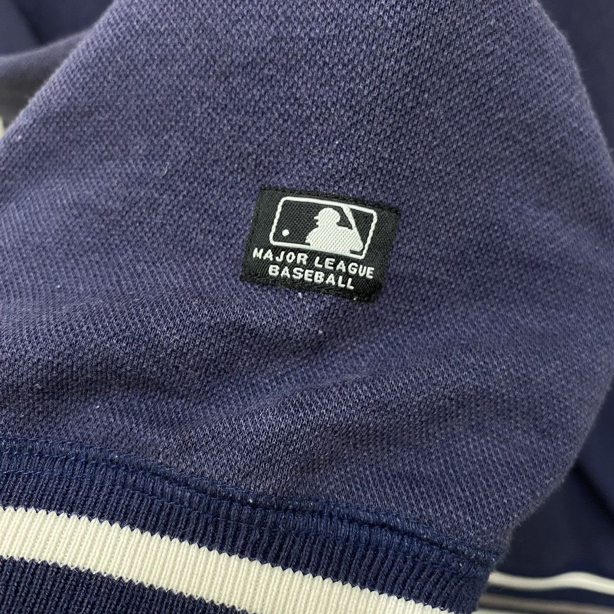 New York Yankees Vintage New York Yankees Full Zip Hoodie Light Cotton Large Size US L / EU 52-54 / 3 - 9 Thumbnail