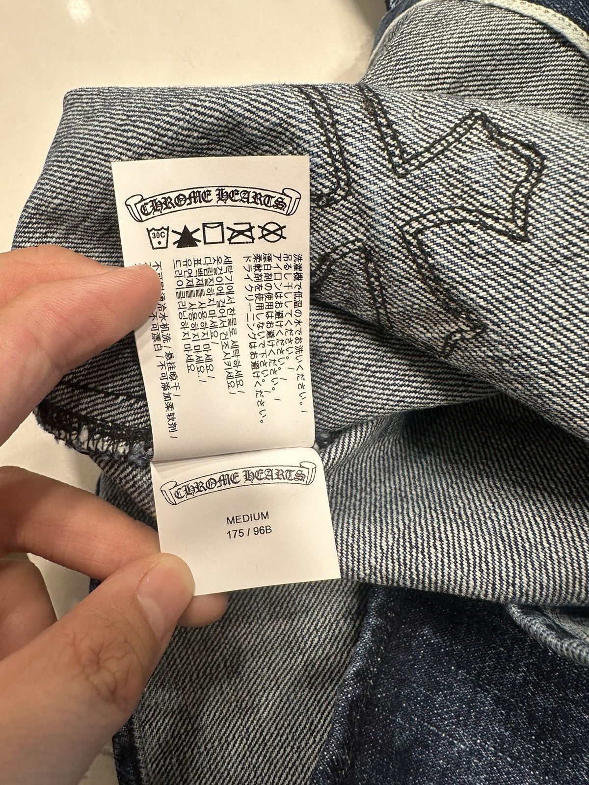 Chrome Hearts 🔥Chrome Hearts Cross Patch Denim Shirt🔥 Size US M / EU 48-50 / 2 - 8 Thumbnail