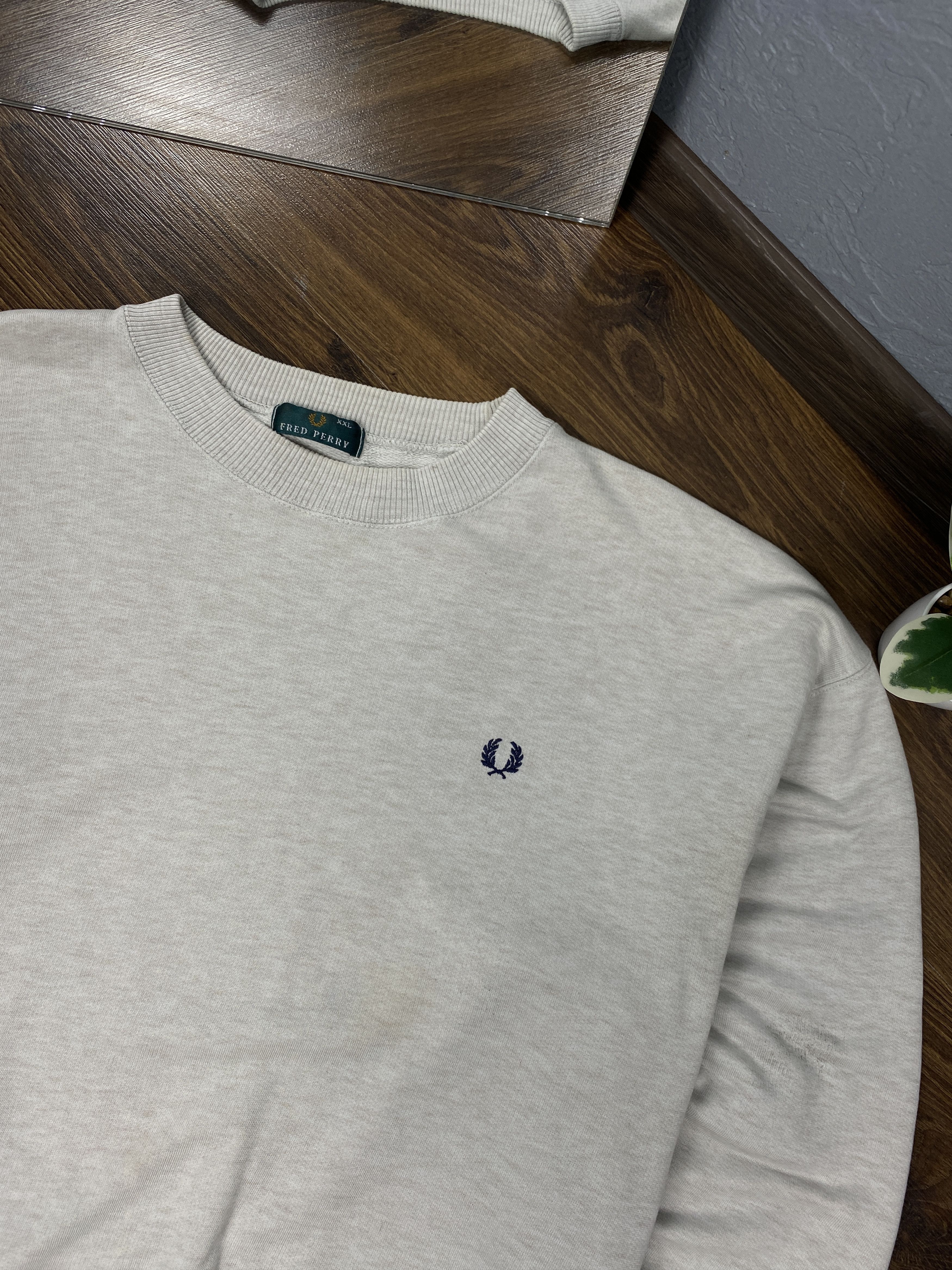 Fred Perry × Vintage Fred Perry vintage crew neck sweatshirt Size US XXL / EU 58 / 5 - 2 Thumbnail