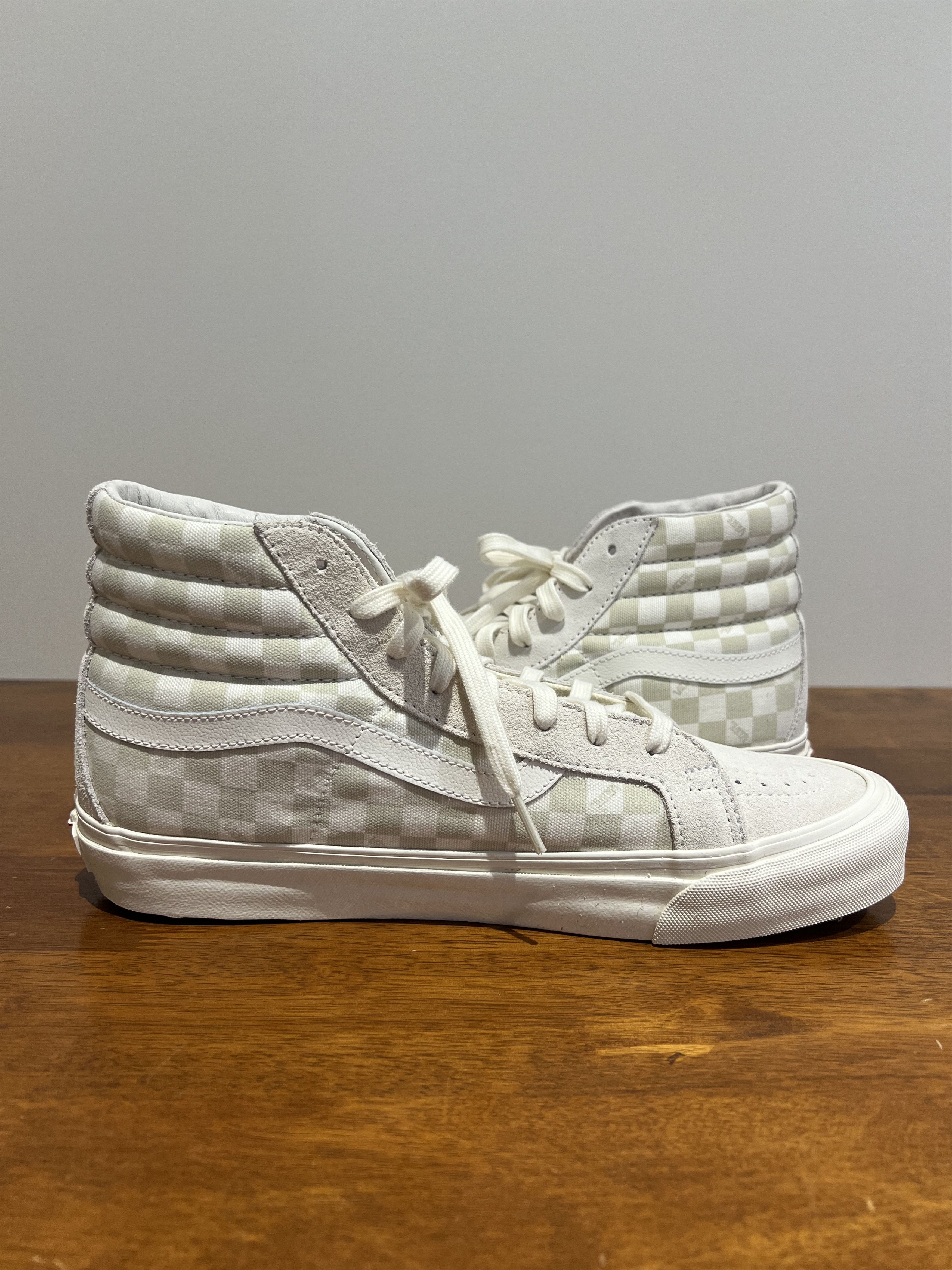 Vans 💚 2018 Vans OG Sk8-Hi LX "Checkerboard" US 10.5 NEW Size US 10.5 / EU 43-44 - 11 Thumbnail