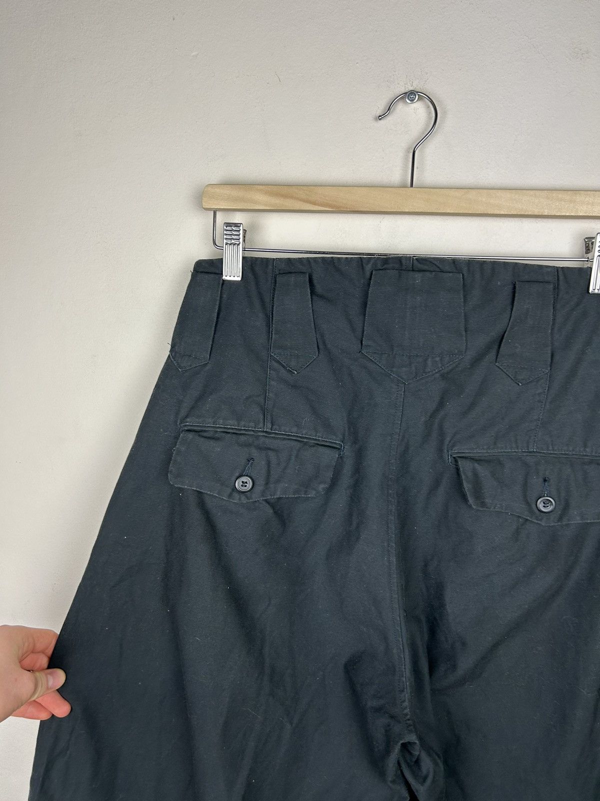 Japanese Brand × Vintage Steal! Vintage 2000s Japan Wide Leg Denim Pattern Pants Size US 31 - 8 Thumbnail