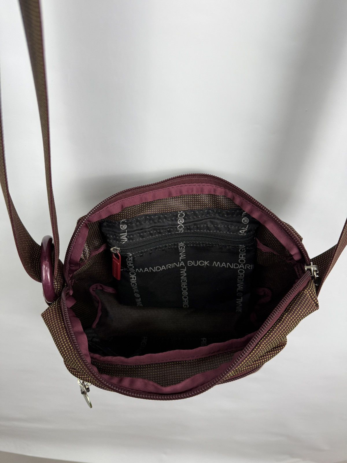 Mandarina Duck 🇮🇹 Y2K Mandarina Duck MD20 Bag Unisex Avant Garde Rare Retro Size ONE SIZE - 8 Thumbnail