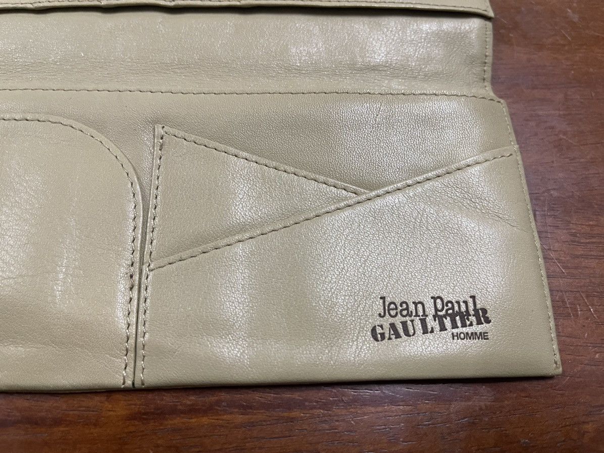 Genuine Leather × Jean Paul Gaultier Jean Paul Gaultier Leather Long Wallet Size ONE SIZE - 6 Thumbnail