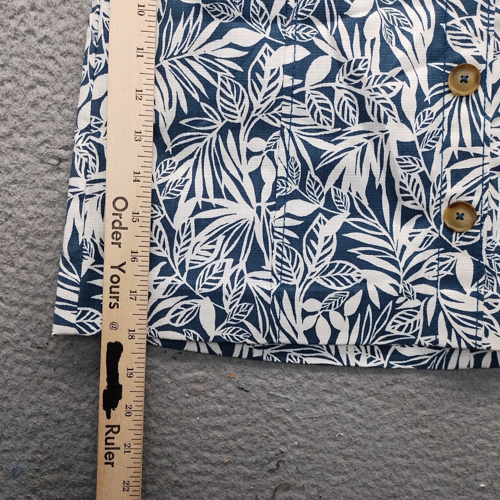 Loft LOFT Womens Size 6 Multi Leaf Print A-Line Skirt - Short, Lined, Stretch, Button Front Back Zip, Cotton, Casual, NWT Women’s Skirt Size 28" / US 6 / IT 42 - 4 Thumbnail