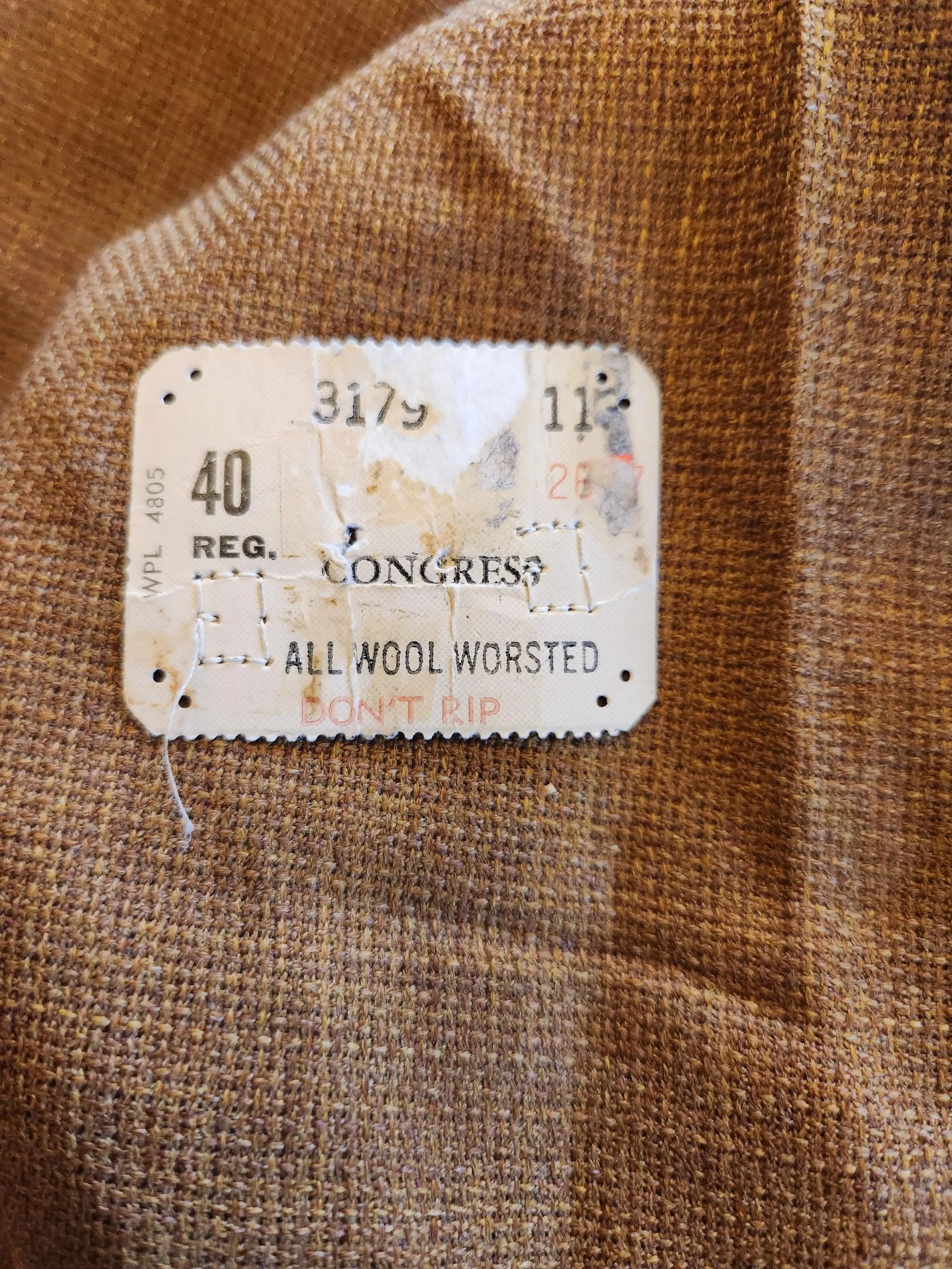 Vintage NWT Vintage 70's Henry Mancini Promenade Blazer Size 40R - 7 Thumbnail