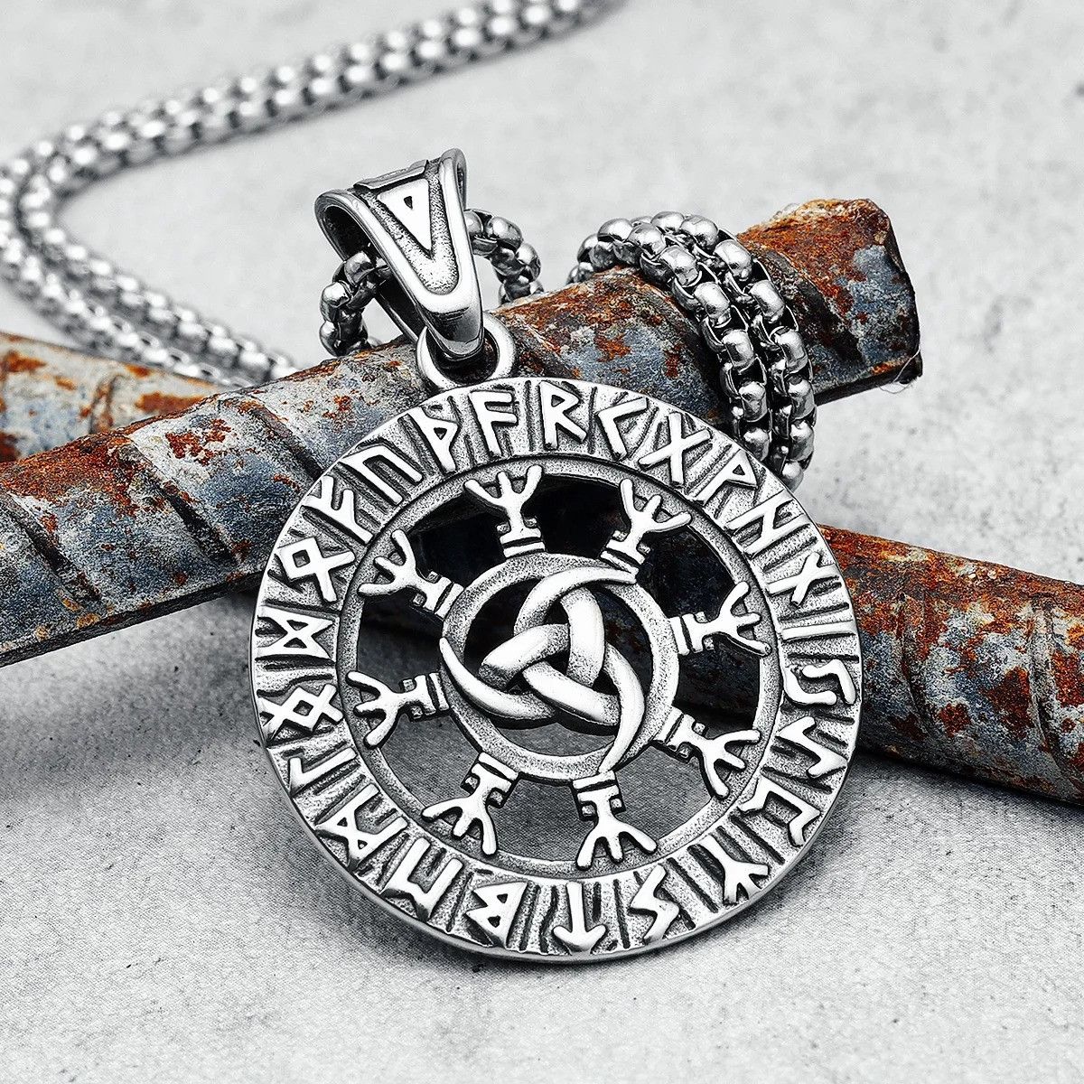Other Viking Runes Compass Pendant Accessories Necklace Gifts Size ONE SIZE - 2 Thumbnail