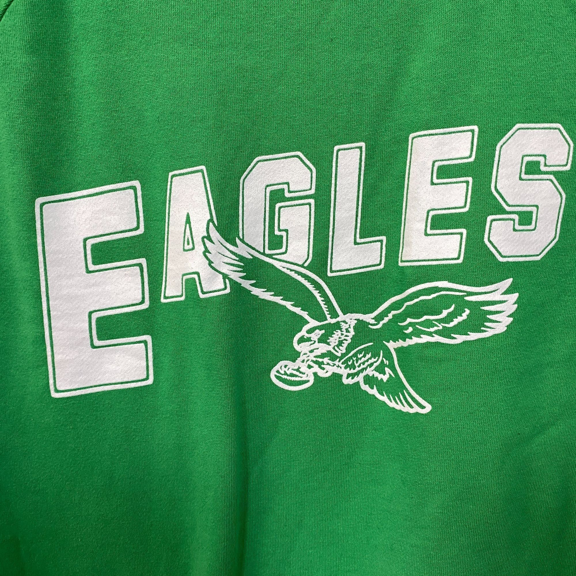 Junk Food Philadelphia Eagles Vintage Style Crop Top Crewneck Sweatsh Size L / US 10 / IT 46 - 3 Thumbnail