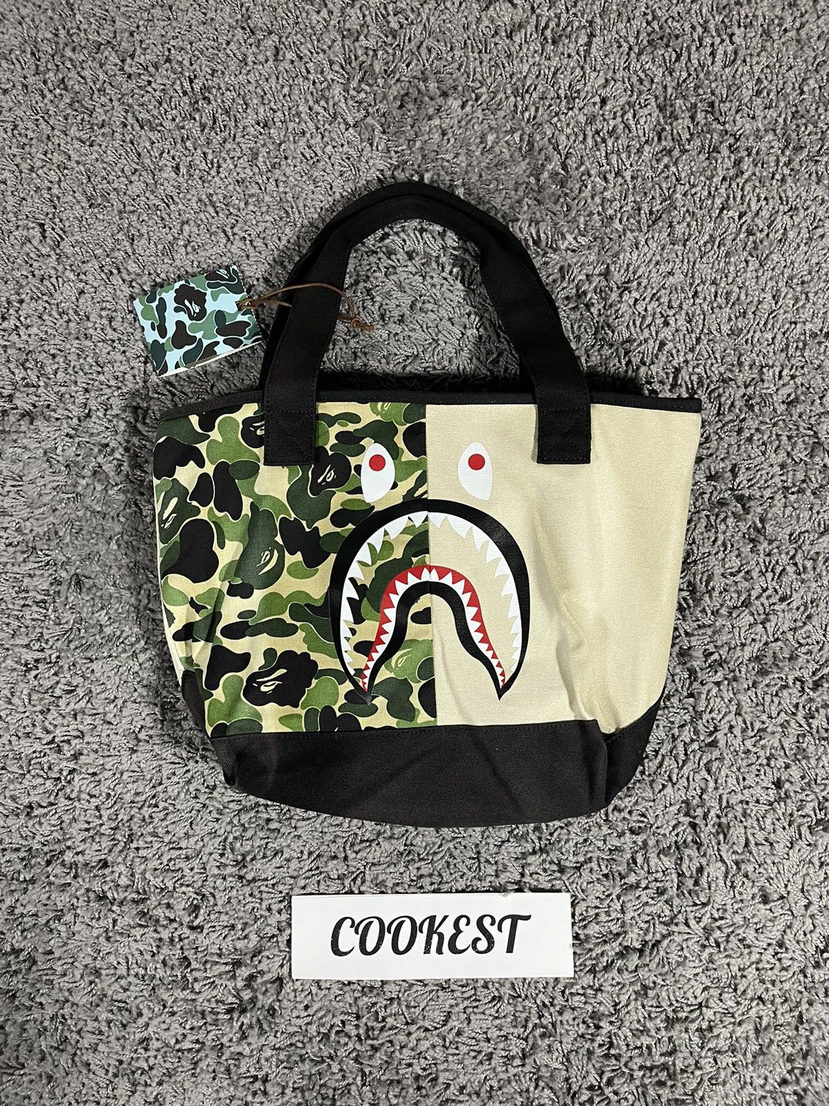 Bape shark tote bag best sale