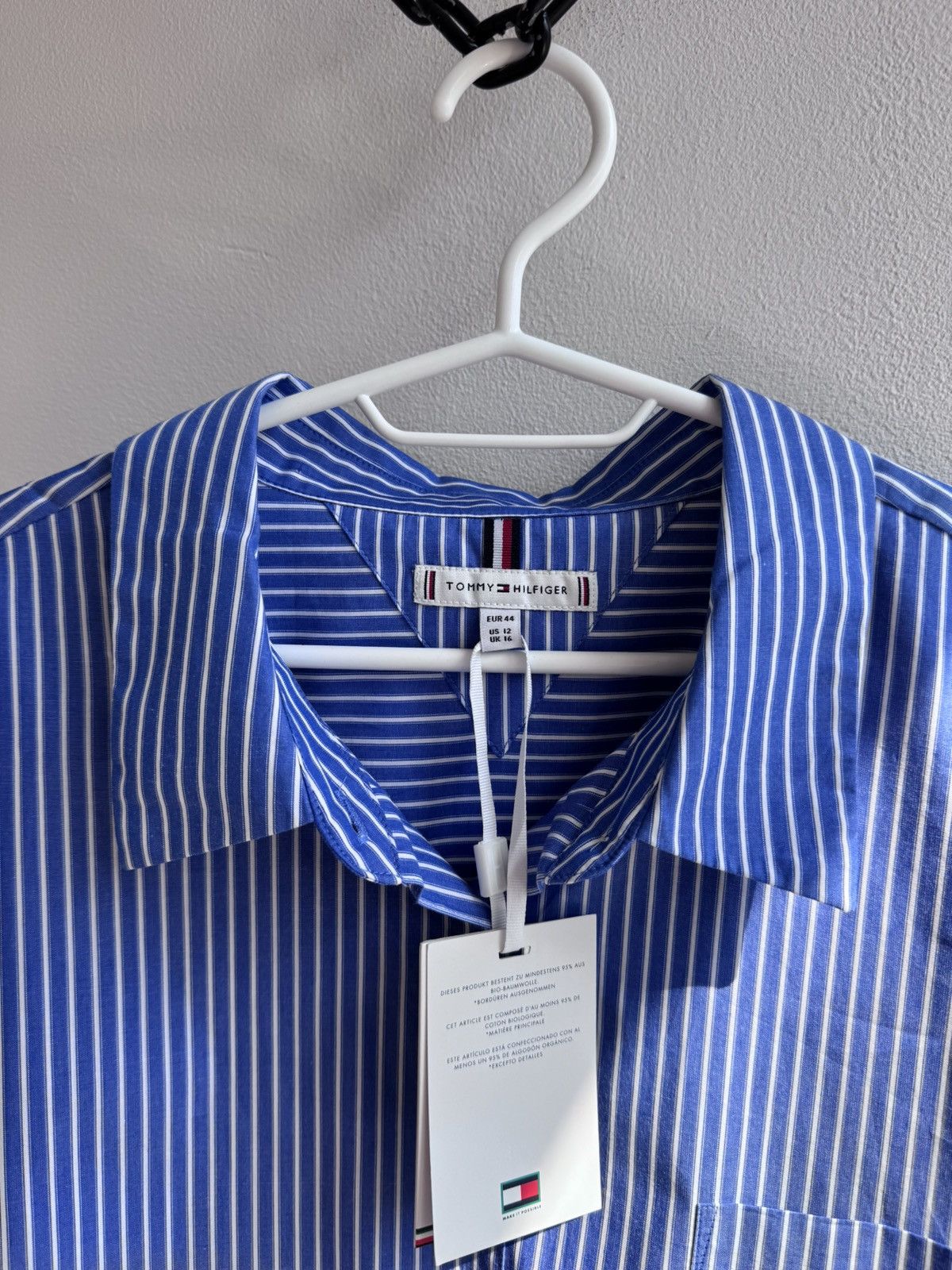 Tommy Hilfiger NEW Tommy Hilfiger Striped Button Up Shirt Size US XXL / EU 58 / 5 - 5 Thumbnail