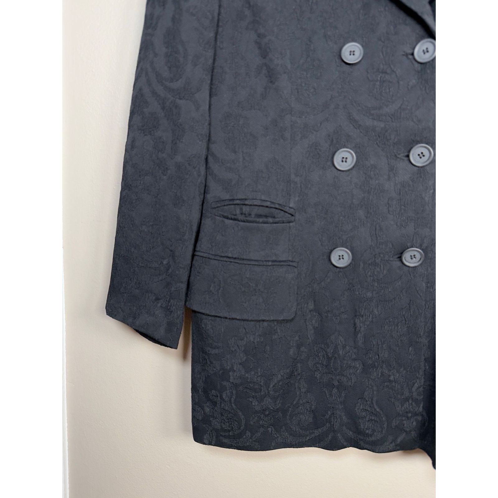 Ivan Grundahl Vintage Ivan Grundahl Jacquard Double Breasted Blazer M Size M / US 6-8 / IT 42-44 - 8 Thumbnail