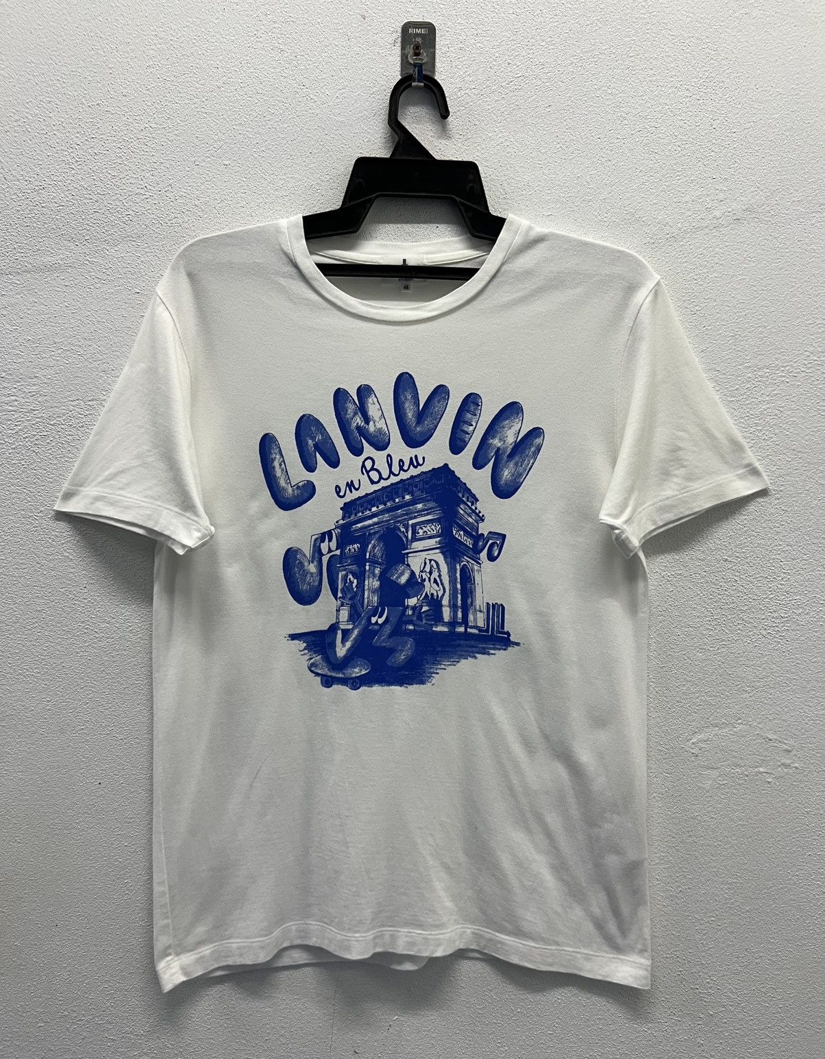 VINTAGE LANVIN en bleu SHIRT