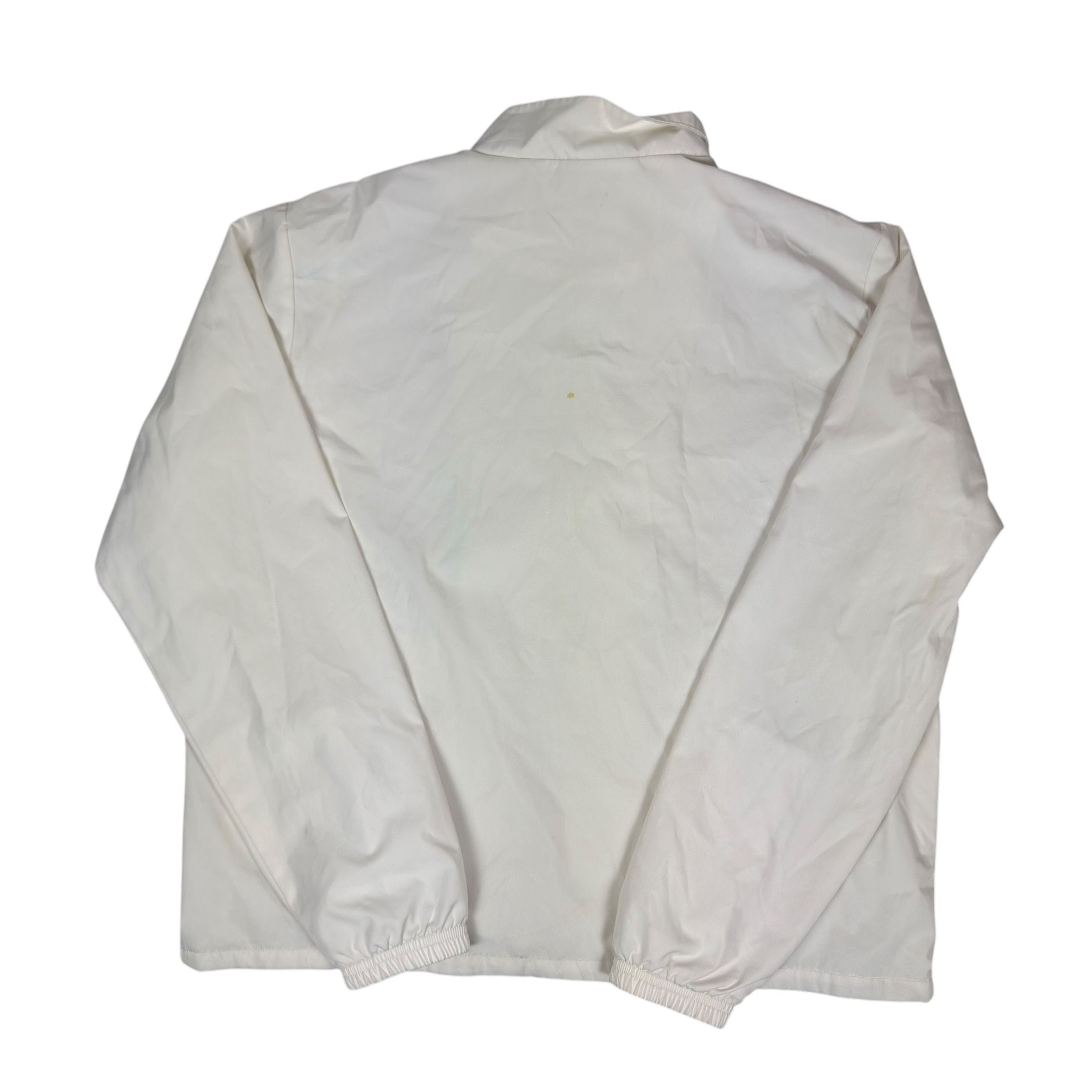 Nike × Vintage Vintage Nike Men's White Swoosh Full Zip Track Jacket Large Size US L / EU 52-54 / 3 - 8 Thumbnail