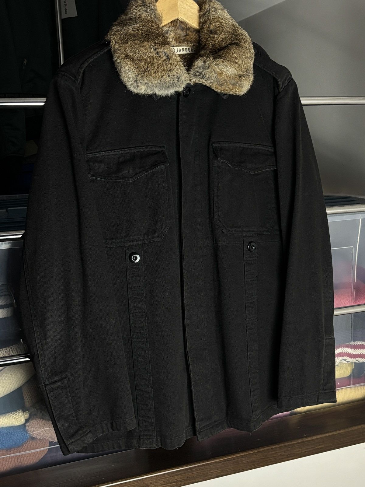 Ojardorf Ojardorf Military Rabbit Fur Avant Garde Rare Jacket Size US L / EU 52-54 / 3 - 5 Thumbnail
