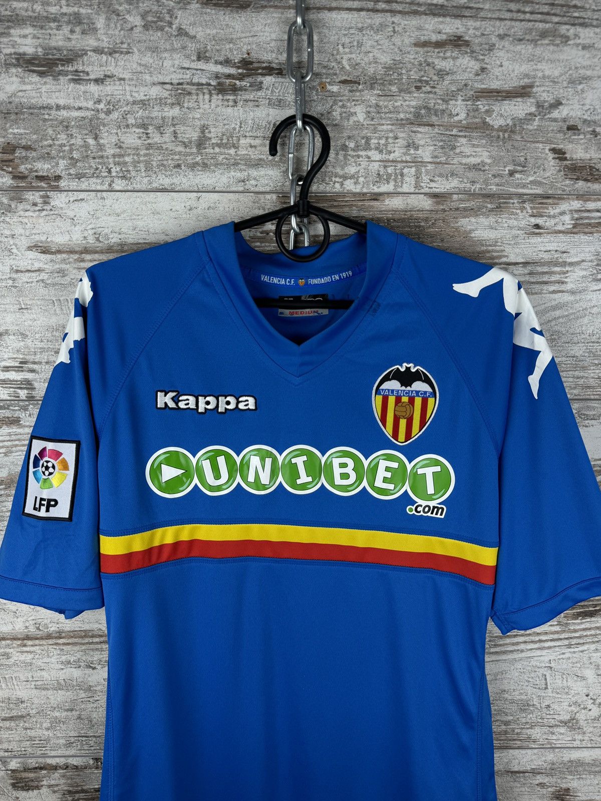 Kappa Mens Vintage Kappa Valencia FC Soccer Jersey T-shirt tee Size US M / EU 48-50 / 2 - 4 Thumbnail