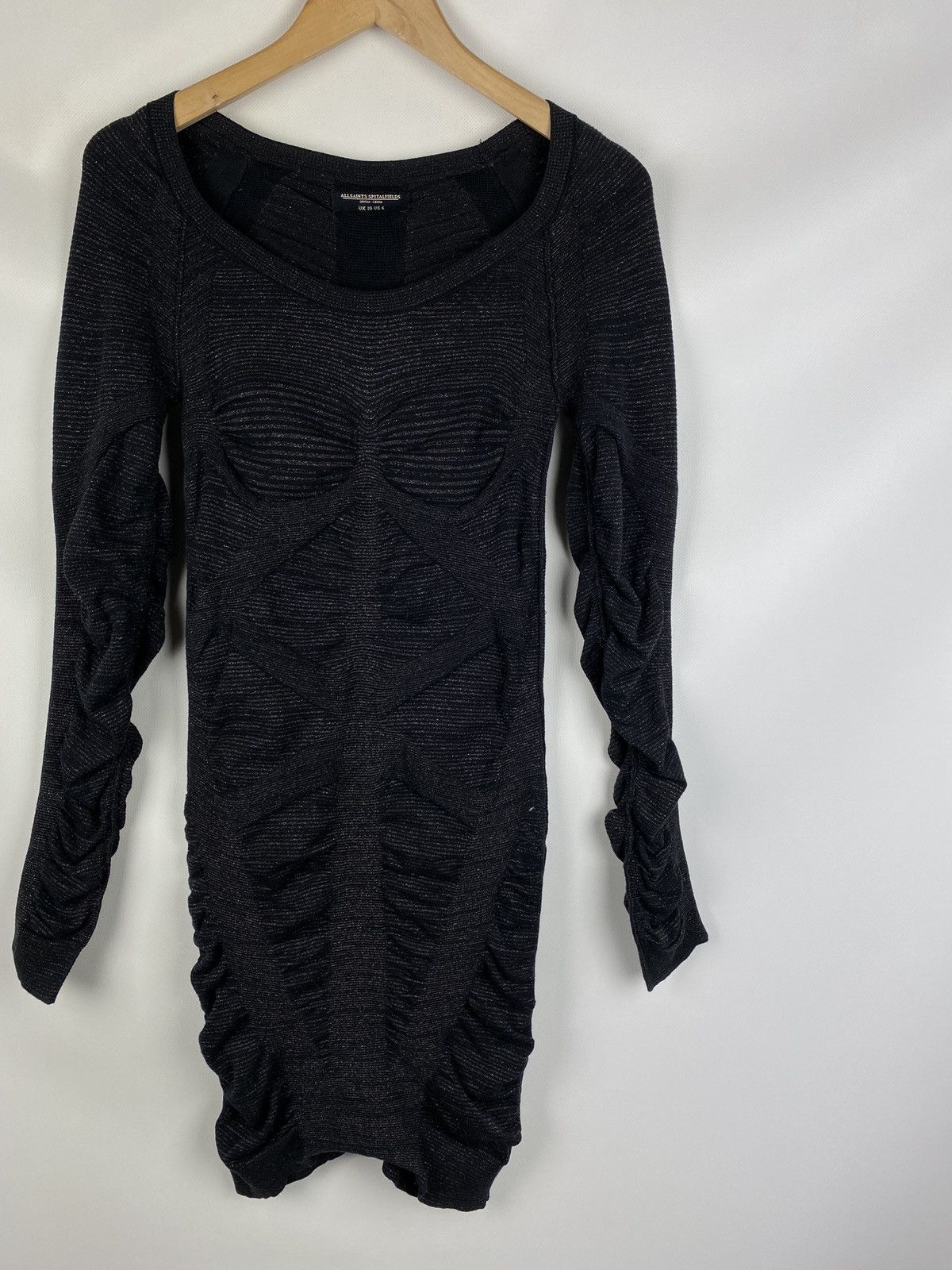 Allsaints × Japanese Brand Allsaints Vikrama Bodycon ladies long sleeve metal dress Size M / US 6-8 / IT 42-44 - 3 Thumbnail