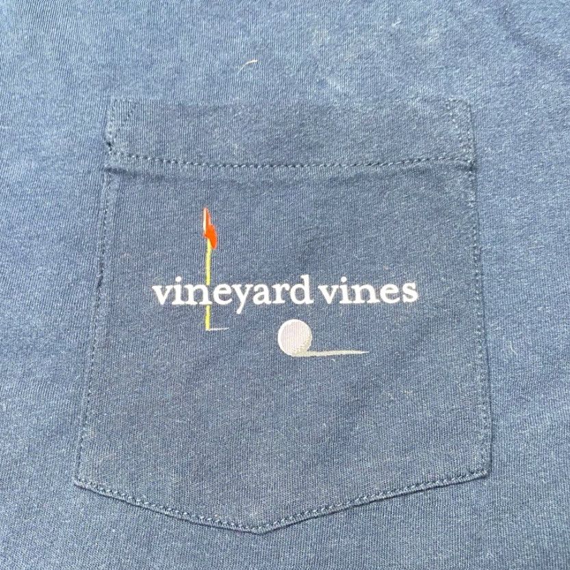 Vineyard Vines Vineyard Vines Golf Putt Long-Sleeve Pocket Tee T-Shirt Blue Men's 2XL 8093 Size US XXL / EU 58 / 5 - 6 Thumbnail