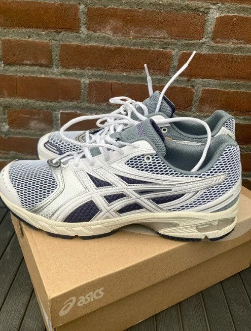 Asics gel ds trainer 14 white pure silver 43 1/2 retro running Size US 9.5 / EU 42-43 - 2 Thumbnail