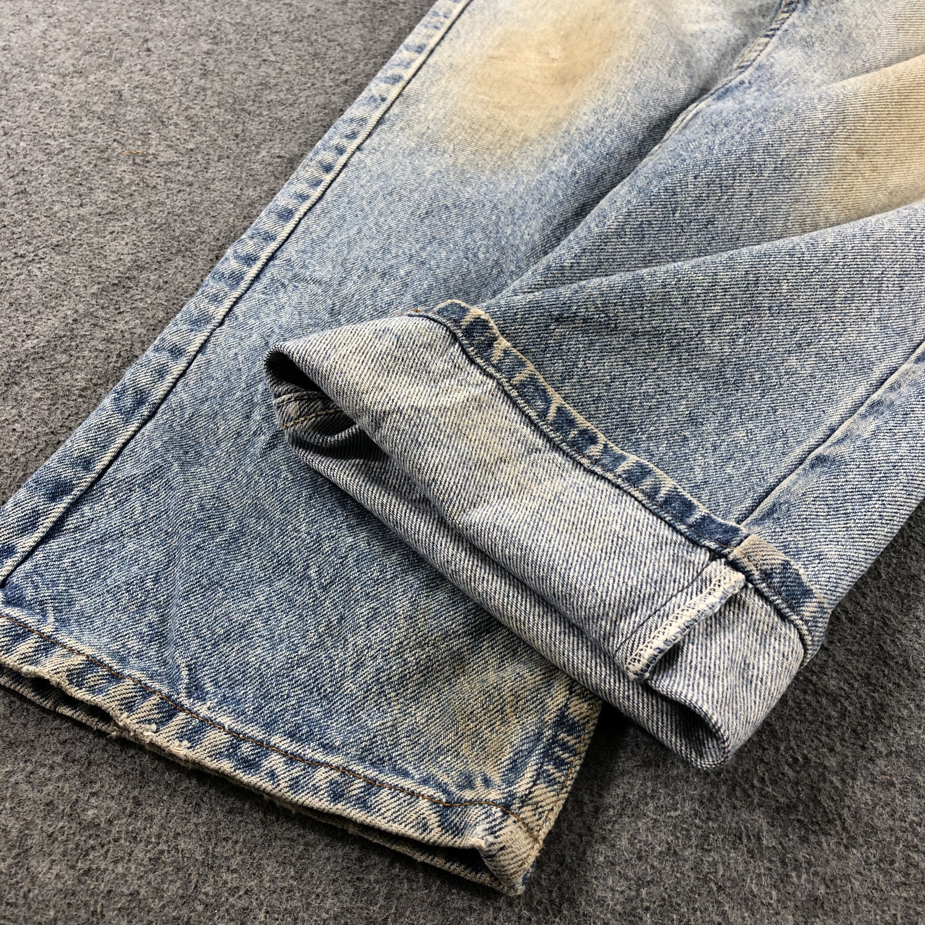 Levi's 90s Vintage Blue Wash Levis 505 Jeans-J2406 Size US 34 / EU 50 - 7 Thumbnail