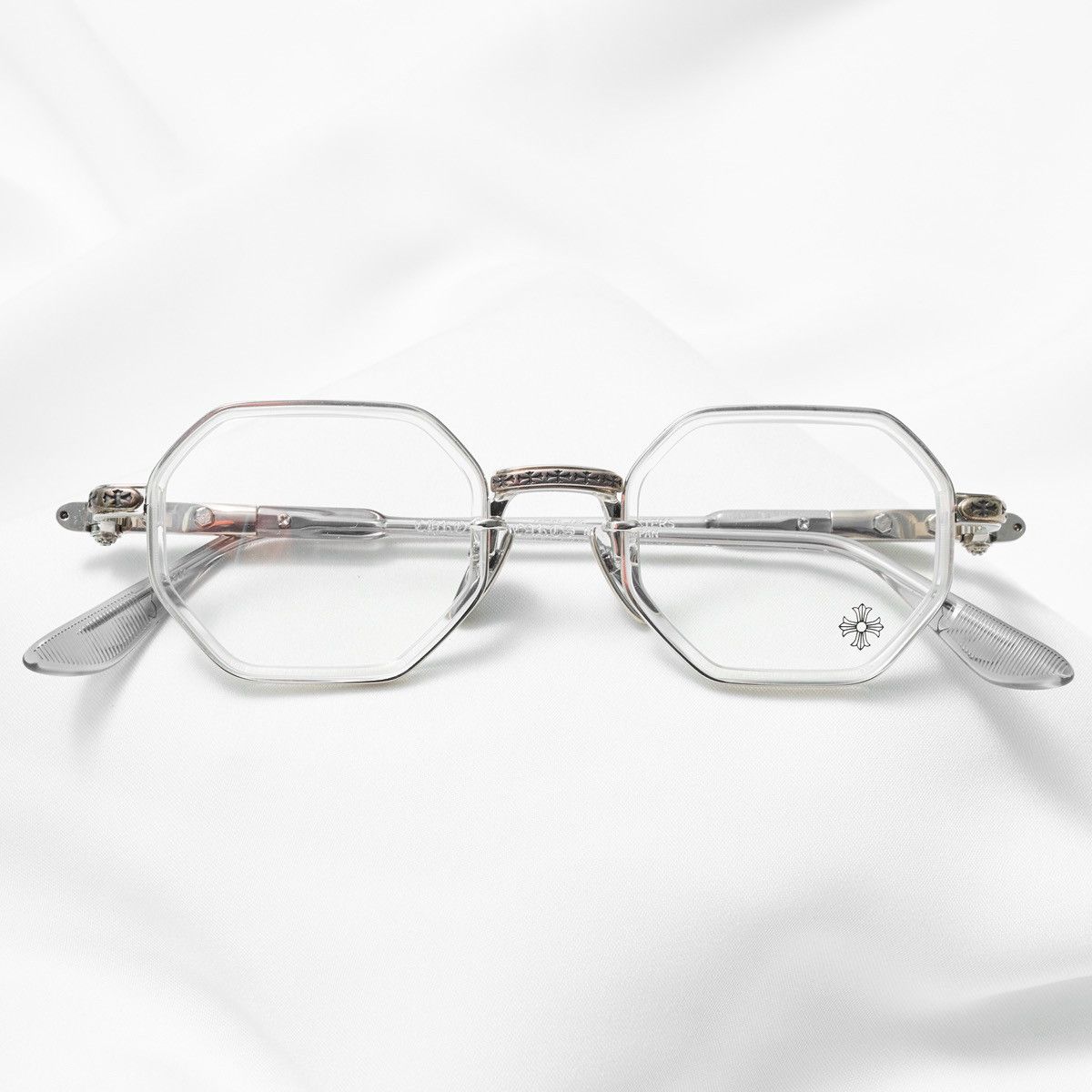 Chrome Hearts CHROME HEARTS TATTERS CRYSTAL GRAPHITE GLASSES Size ONE SIZE - 6 Thumbnail