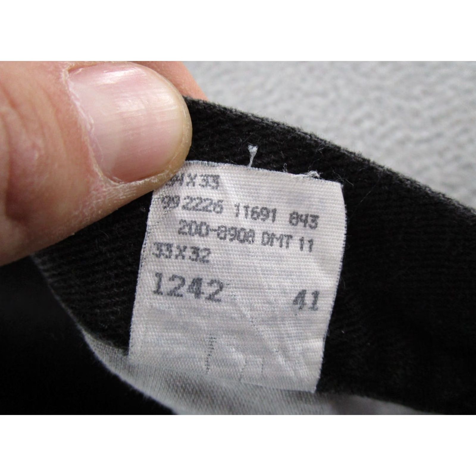 Lee VINTAGE Lee Jeans Mens 5-Pocket Denim Straight Black Cotton 31 Inseam 33x32 Size 33 Rise Mid 10-12 in Regular Zip Size US 33 - 4 Thumbnail