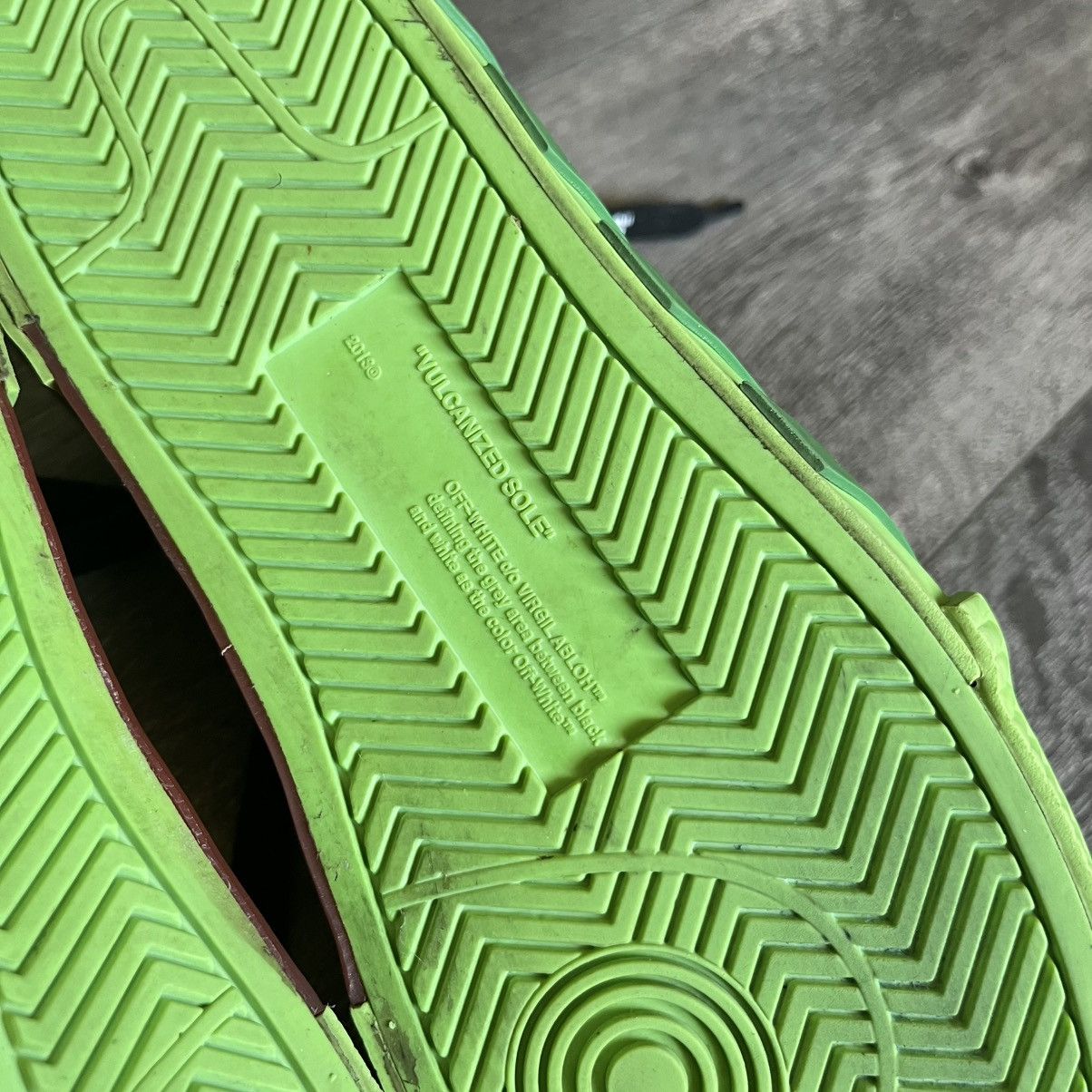 Off-White Off-White Vulc Low Green Canvas FW19 Womens Sneakers Size 38 Size US 8 / IT 38 - 7 Thumbnail