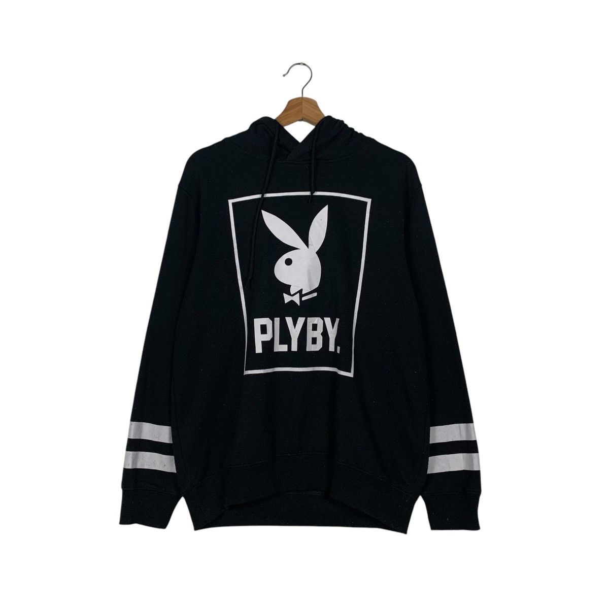 Playboy PLAYBOY Bunny Big Logo Pullover Hoodies Sweatshirt #2057-C89 Size US L / EU 52-54 / 3 - 9 Thumbnail