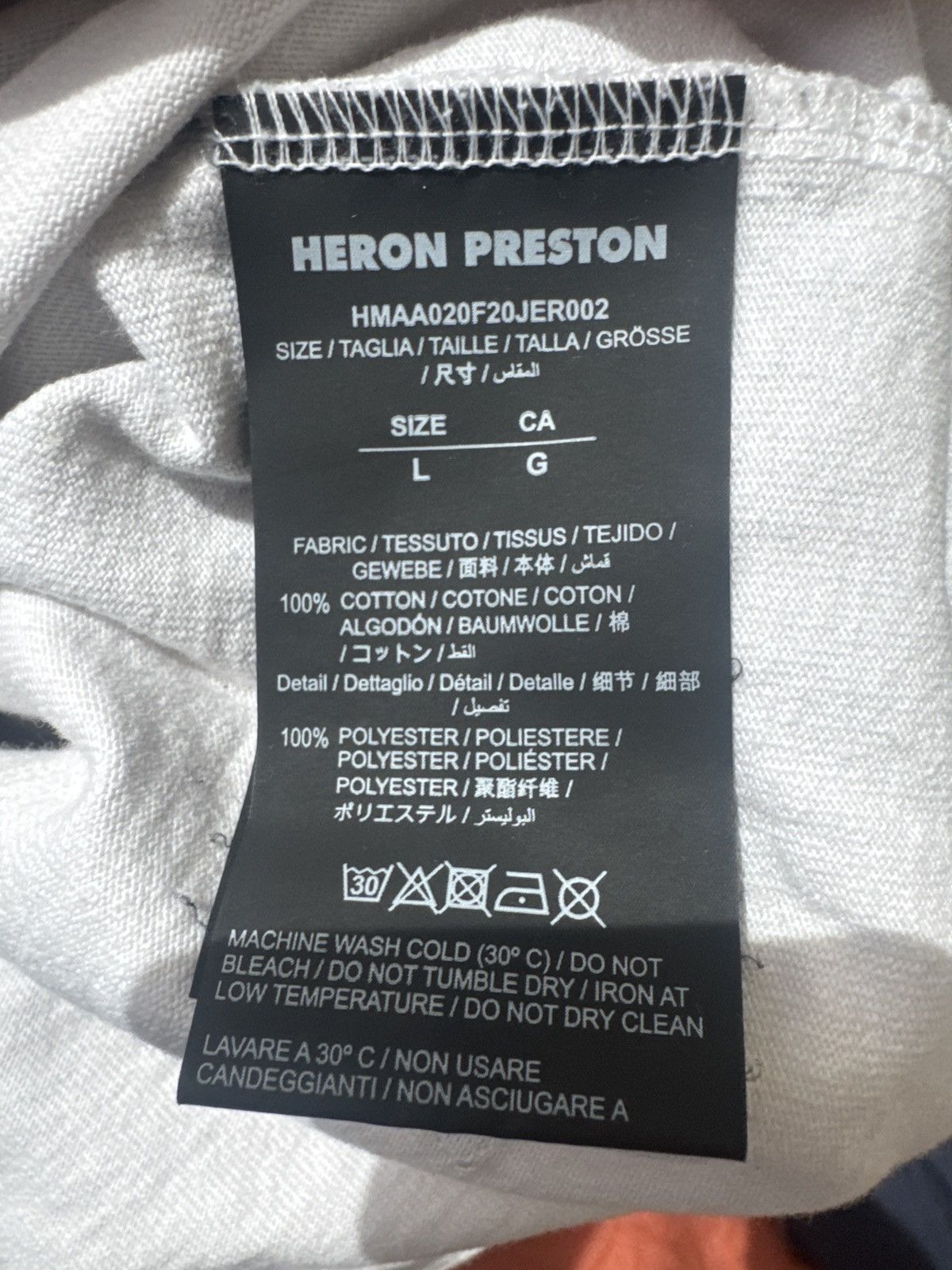 Heron Preston Heron Preston Tee Size US L / EU 52-54 / 3 - 5 Thumbnail