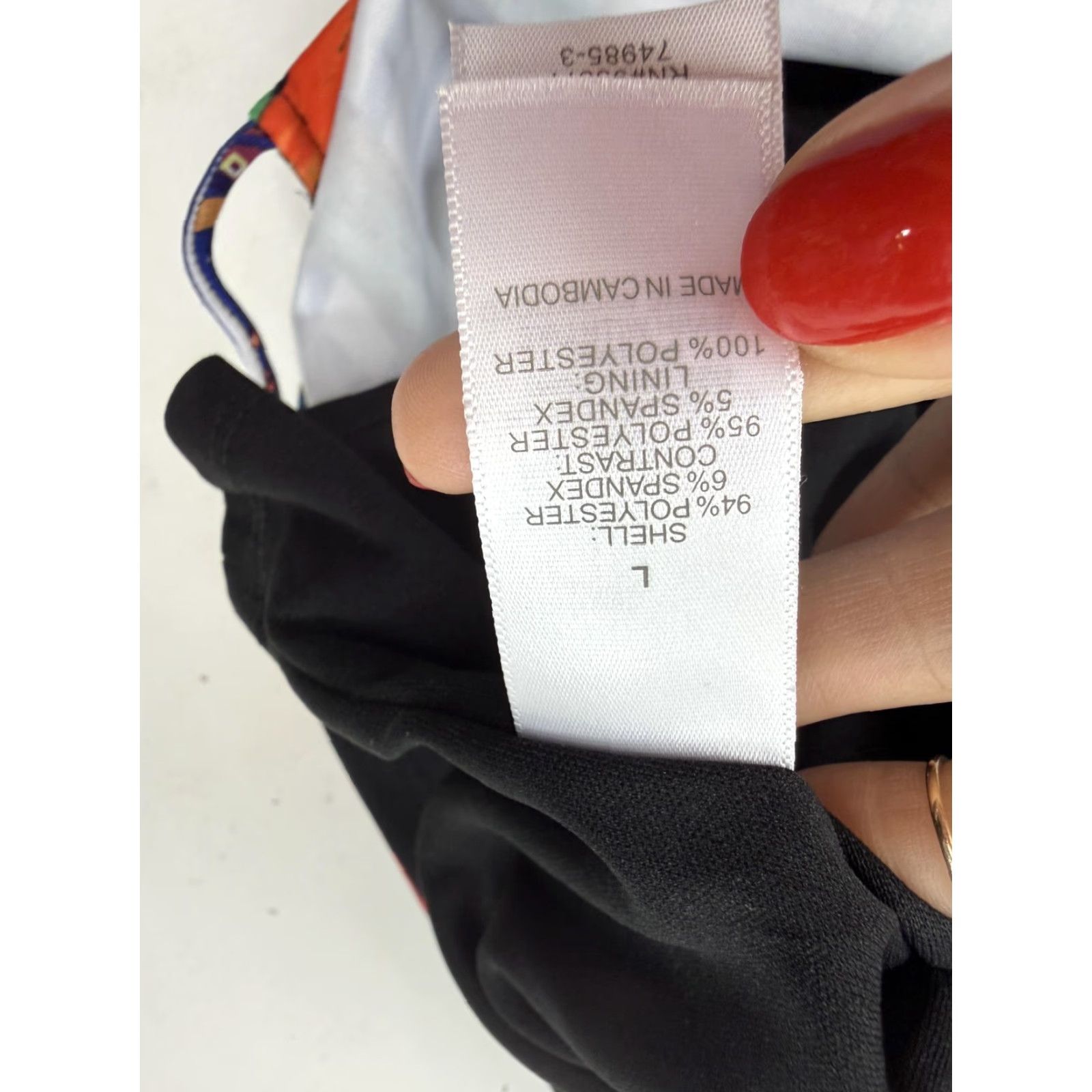 Vintage Bisou Bisou Dress Womens Large Tropical Geometric Bodycon Knee Length Dress Size L / US 10 / IT 46 - 5 Thumbnail