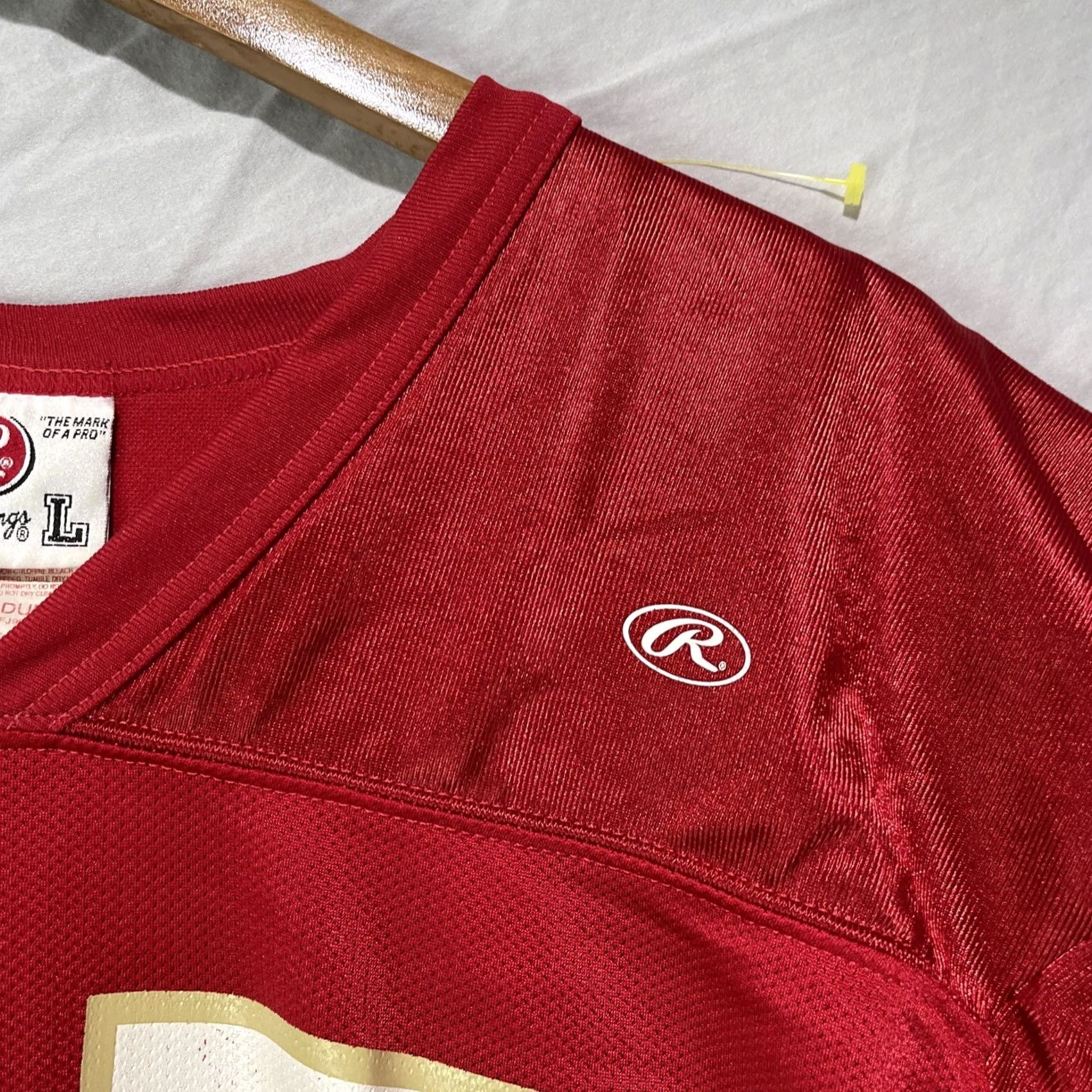 Vintage VINTAGE Rawlings Football Jersey Mens Large Red Jersey Football USA Size US L / EU 52-54 / 3 - 5 Thumbnail