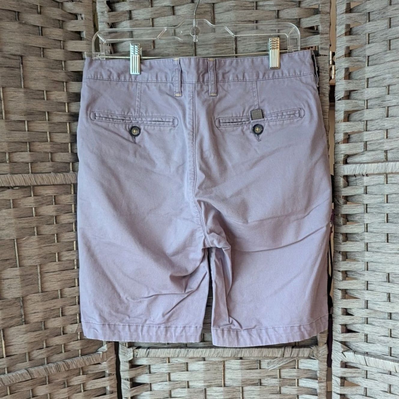 Ted Baker Ted Baker Chino Shorts Pastel Purple Lavender Cotton Stretch Mens 30R Preppy Size US 30 / EU 46 - 2 Thumbnail