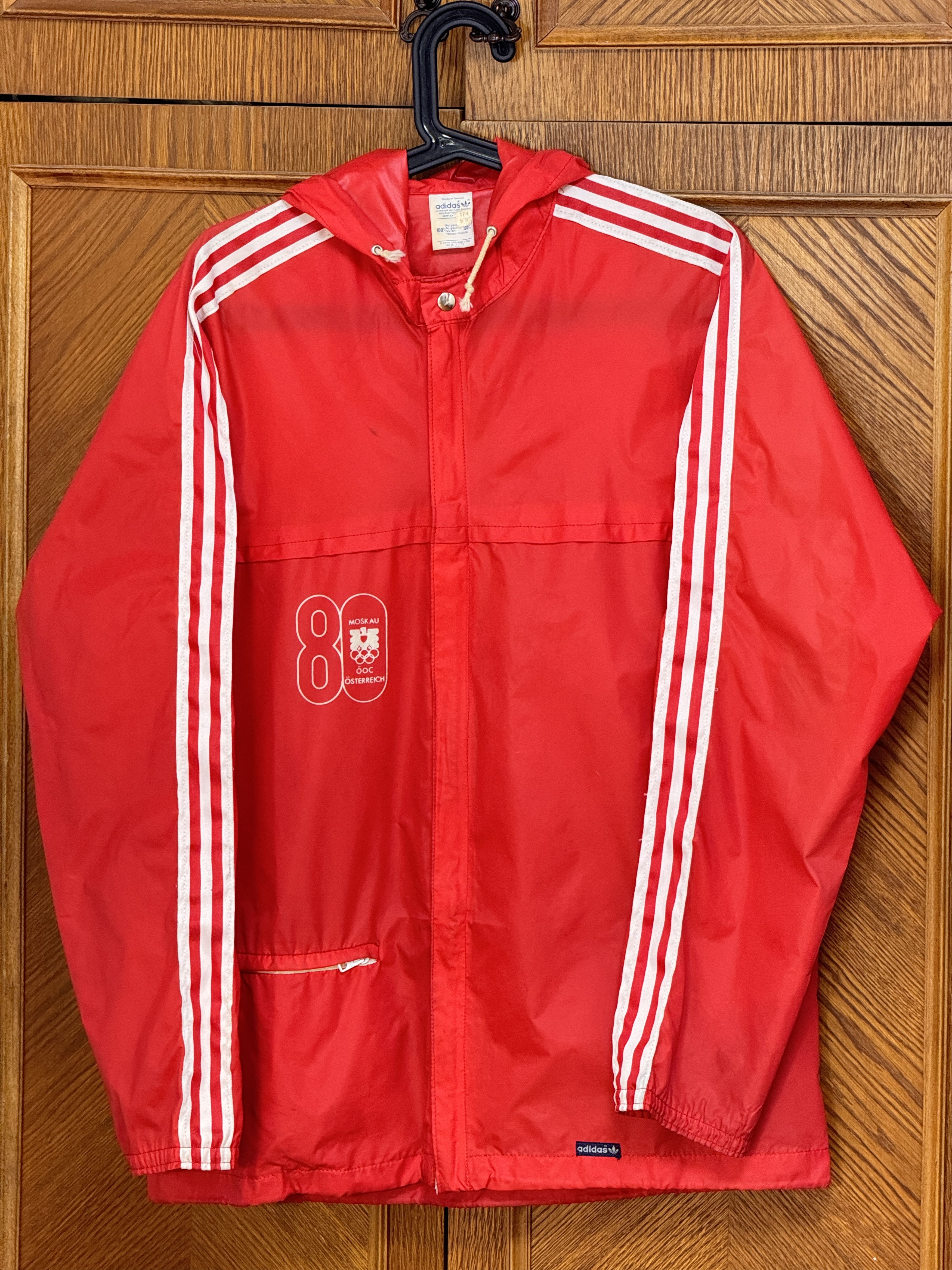 Adidas Adidas Nylon Jacket Austria Team Moscow 1980 Summer Olympics Size US M / EU 48-50 / 2 - 3 Thumbnail