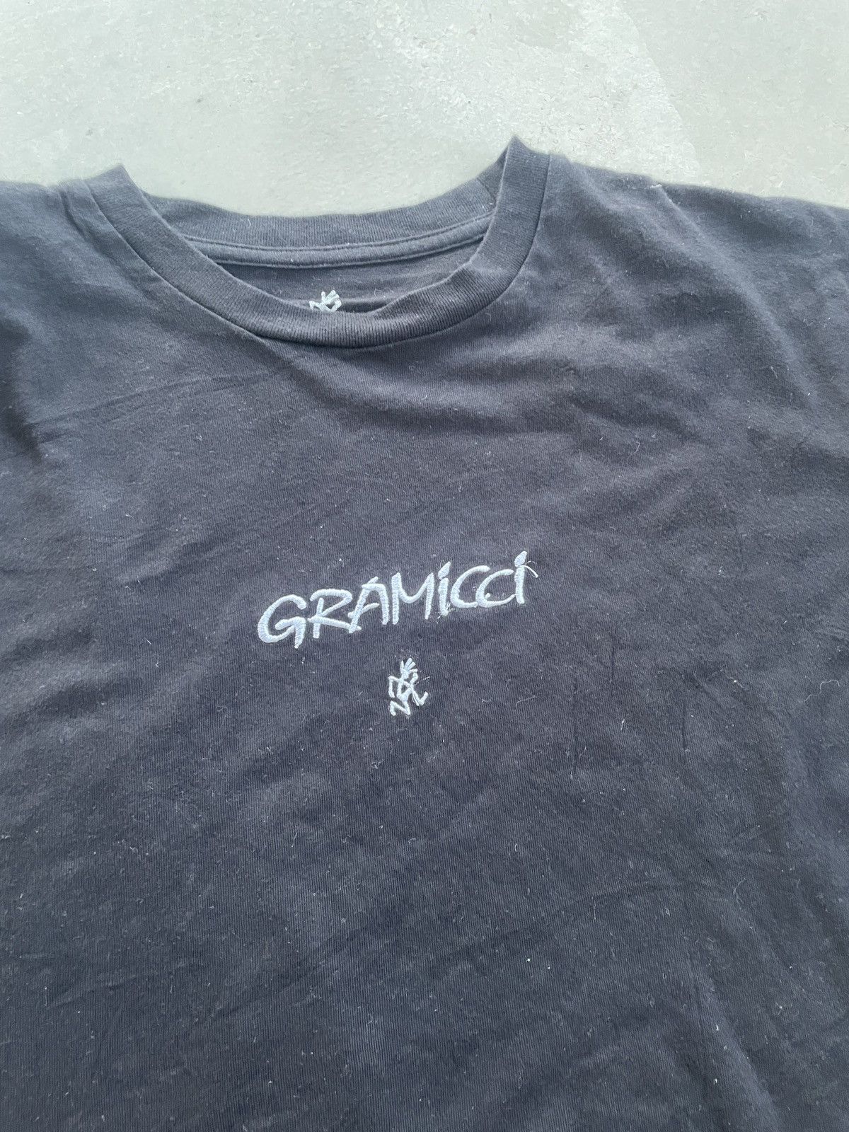 Gramicci × Japanese Brand GRAMICCI SPELLOUT EMBROIDERY TEE Size US L / EU 52-54 / 3 - 2 Thumbnail