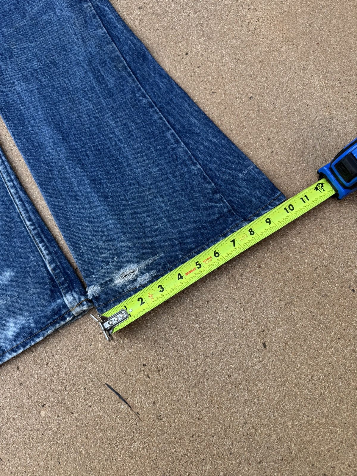Levi's Vtg 70’s Levi’s 646 Orange Tab Bellbottom Flare Jeans 33x28 Size US 33 - 11 Thumbnail