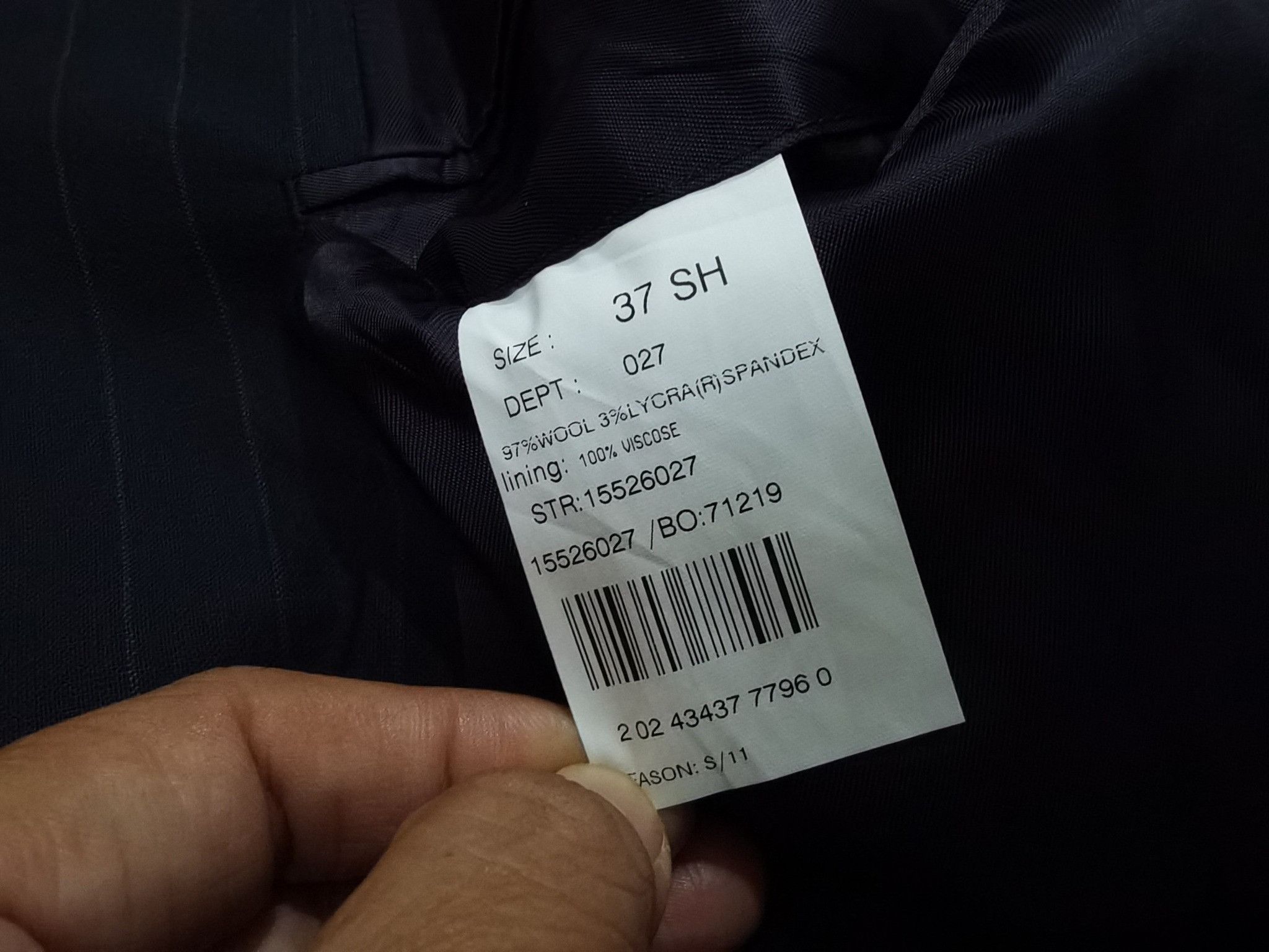 Brooks Brothers 346 BROOKS BROTHERS STRETCH blazer S 7215 Size 36S - 9 Thumbnail