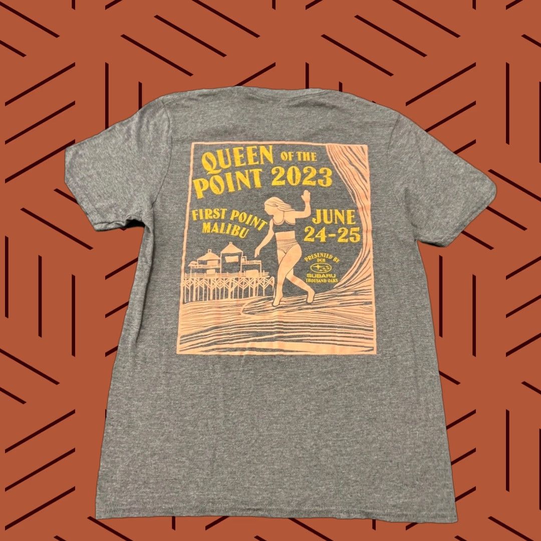 Vintage VINTAGE Queen Of The Point Surfing Contest Malibu Surfrider Women's Large Shirt Gidget Size L / US 10 / IT 46 - 1 Thumbnail