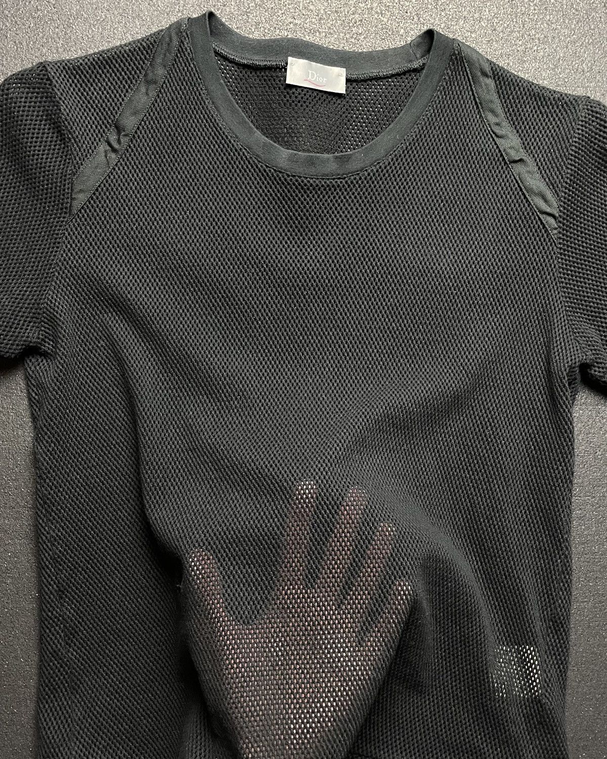 Dior × Hedi Slimane Dior Homme SS04 Mesh T-Shirt | Grailed