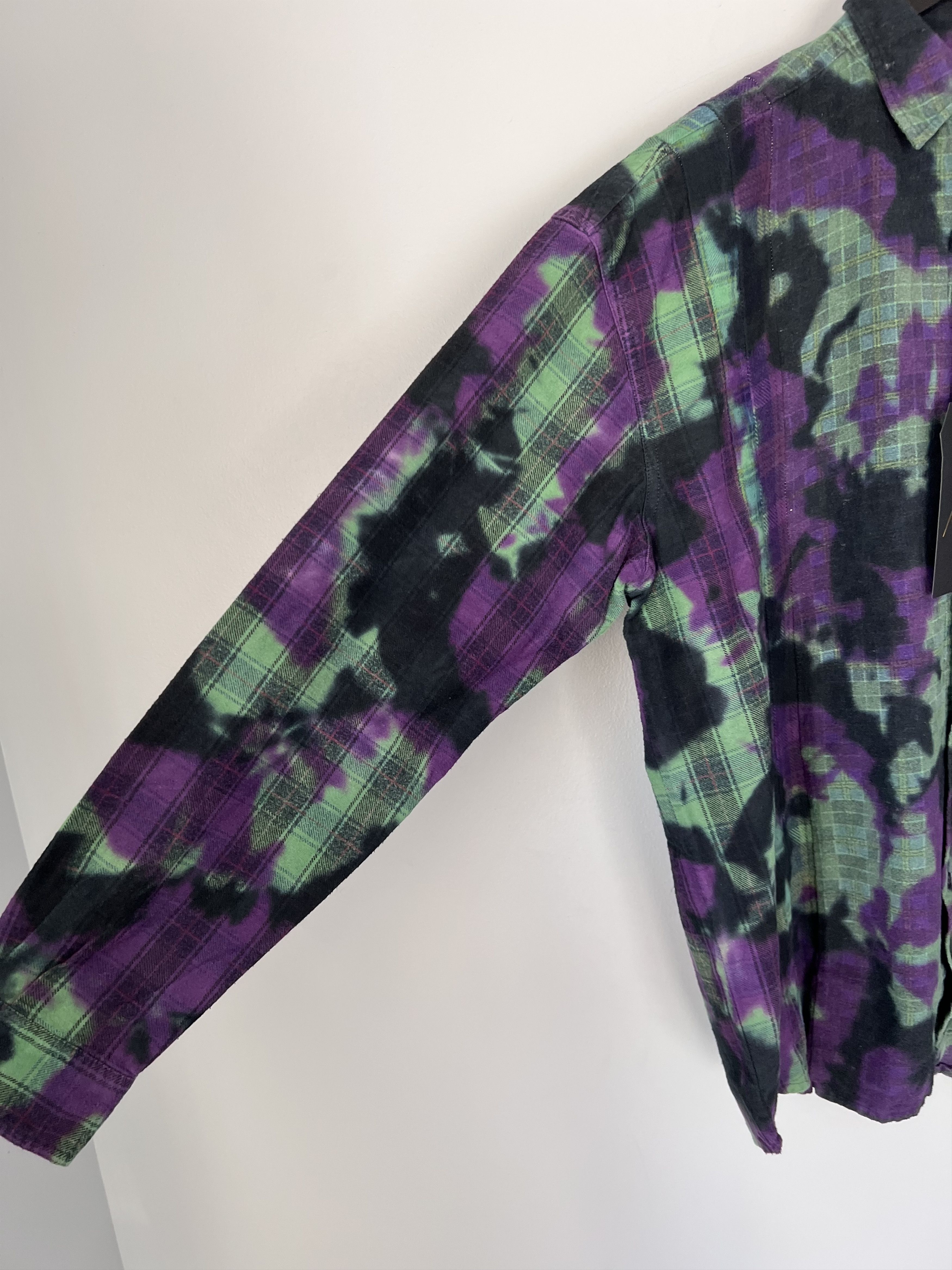 Needles Needles Rebuild 7 Cuts Flannel in Tie Dye Size US XL / EU 56 / 4 - 4 Thumbnail