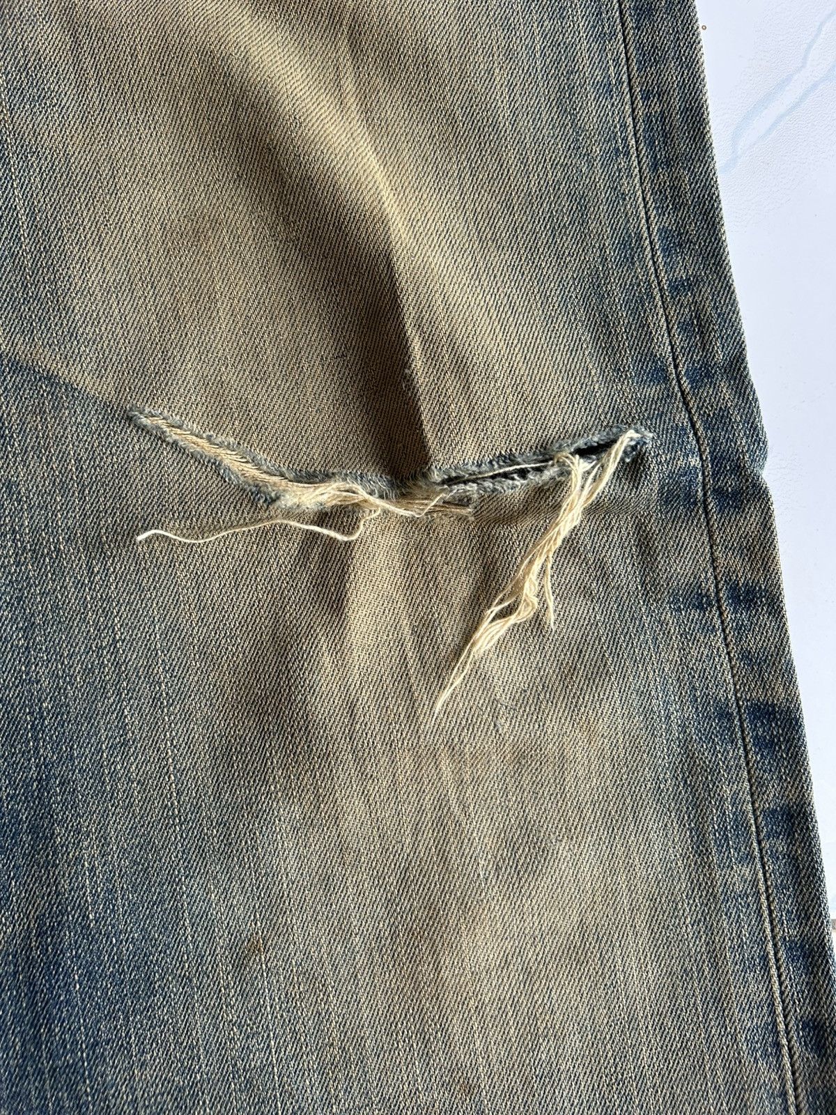 Japanese Brand × Kapital × Vintage Vintage Edwin Selvedge Baggy Rusty Mudwash Distressed Denim Size US 33 - 3 Thumbnail