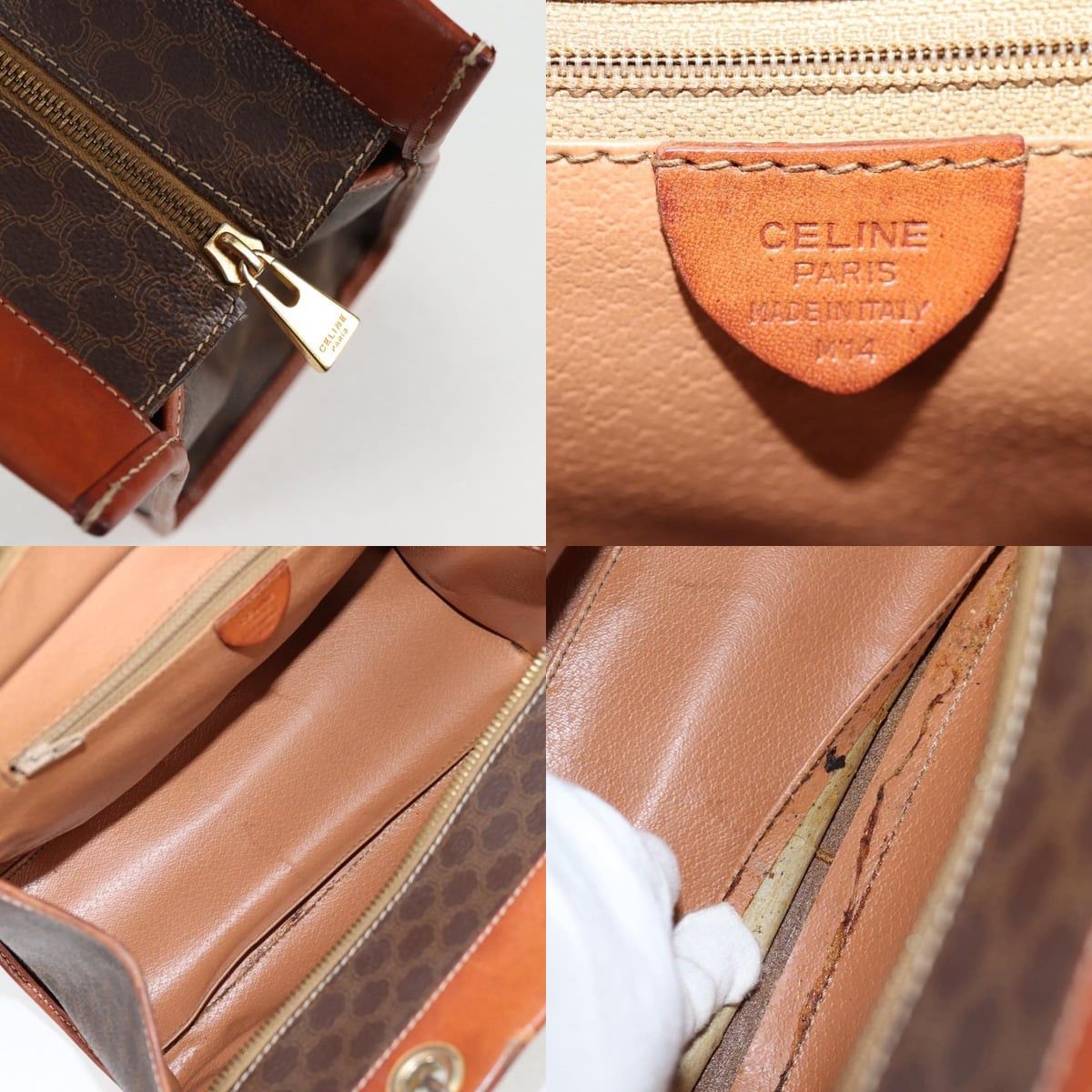 Celine CELINE Macadam Canvas Shoulder Bag Pvc Brown Size ONE SIZE - 11 Thumbnail